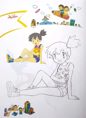 bộ tô màu - thế giới của bé -tập 4 - Ảnh 4