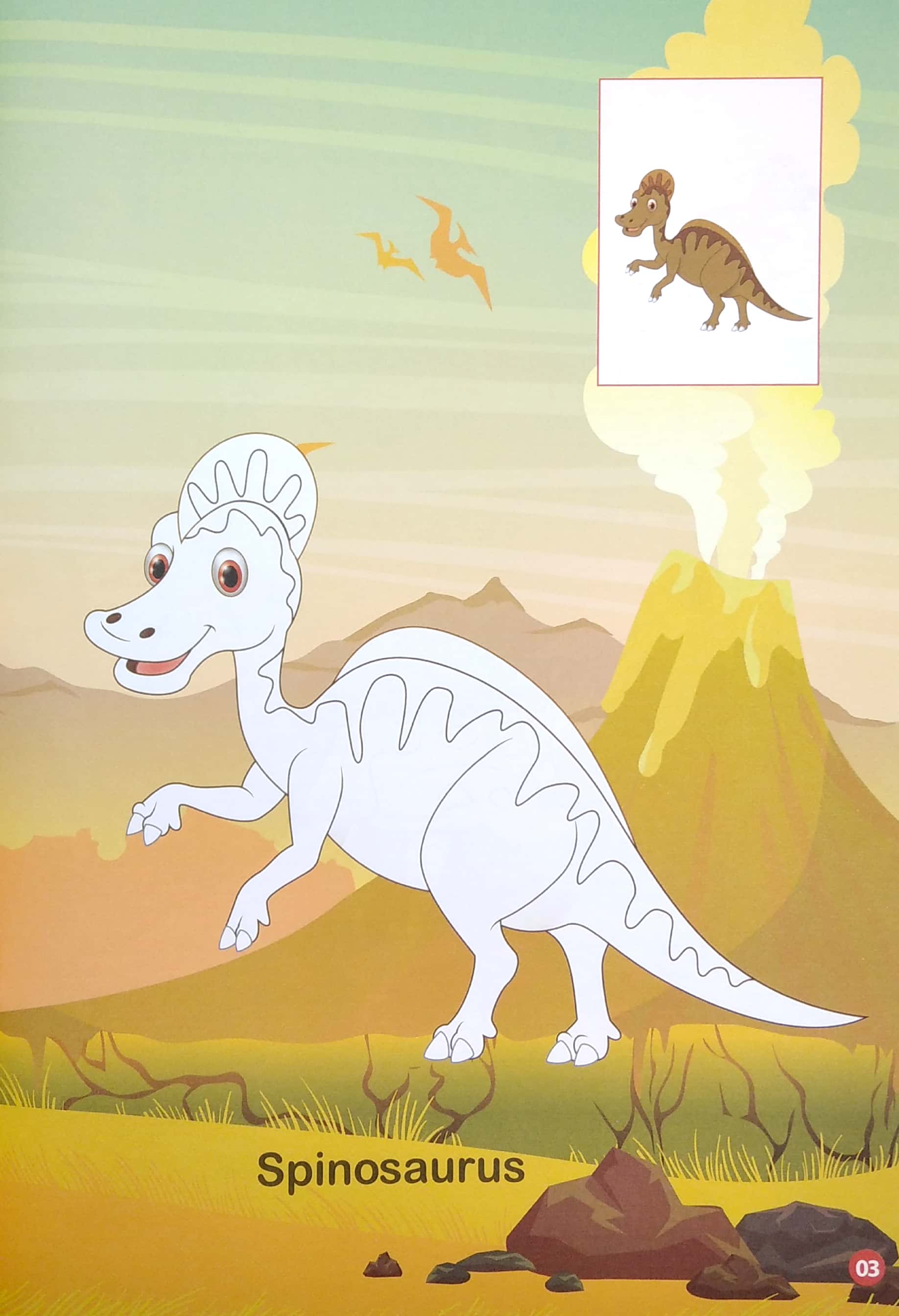 bộ tô màu thế giới khủng long dinosaurs 2 - Ảnh 5