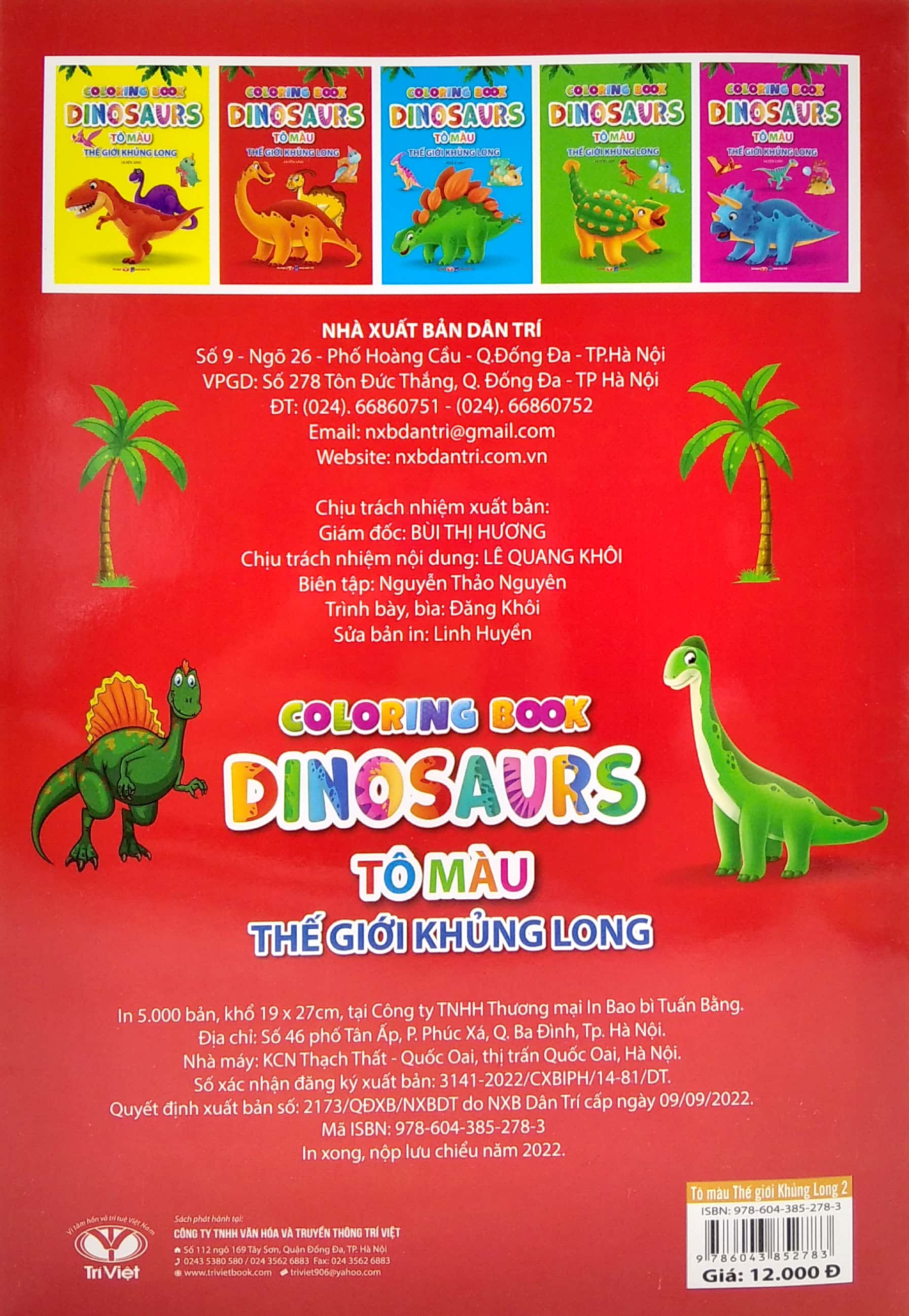 bộ tô màu thế giới khủng long dinosaurs 2 - Ảnh 7