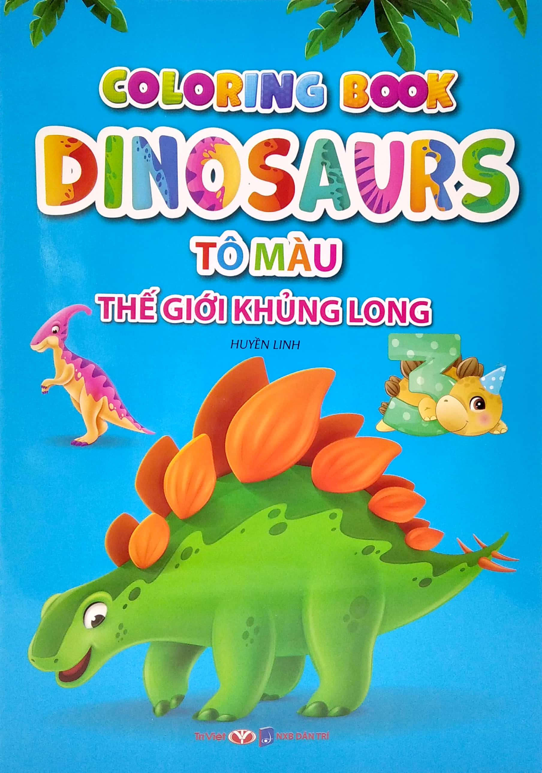bộ tô màu thế giới khủng long dinosaurs 3 - Ảnh 3