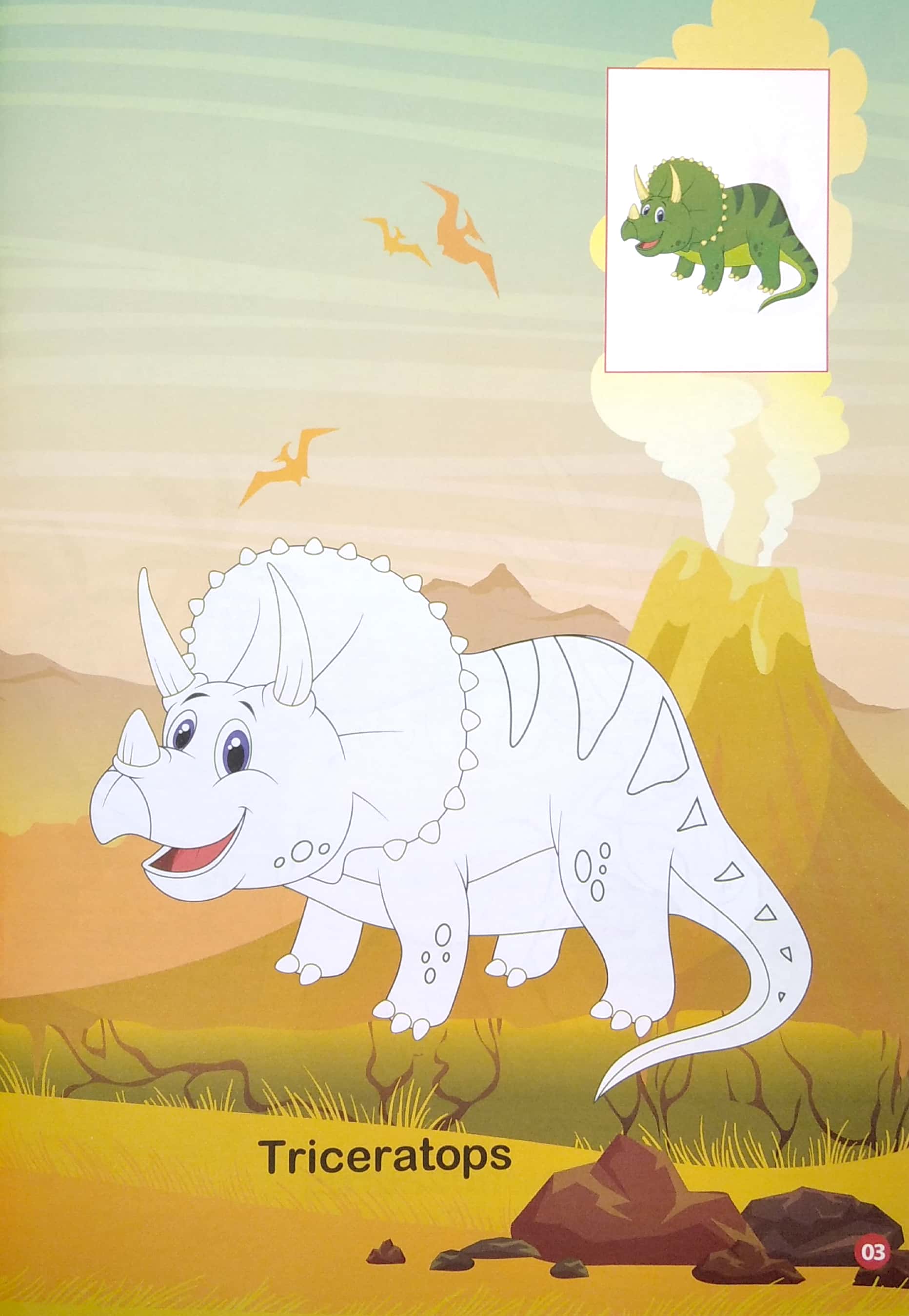 bộ tô màu thế giới khủng long dinosaurs 3 - Ảnh 5