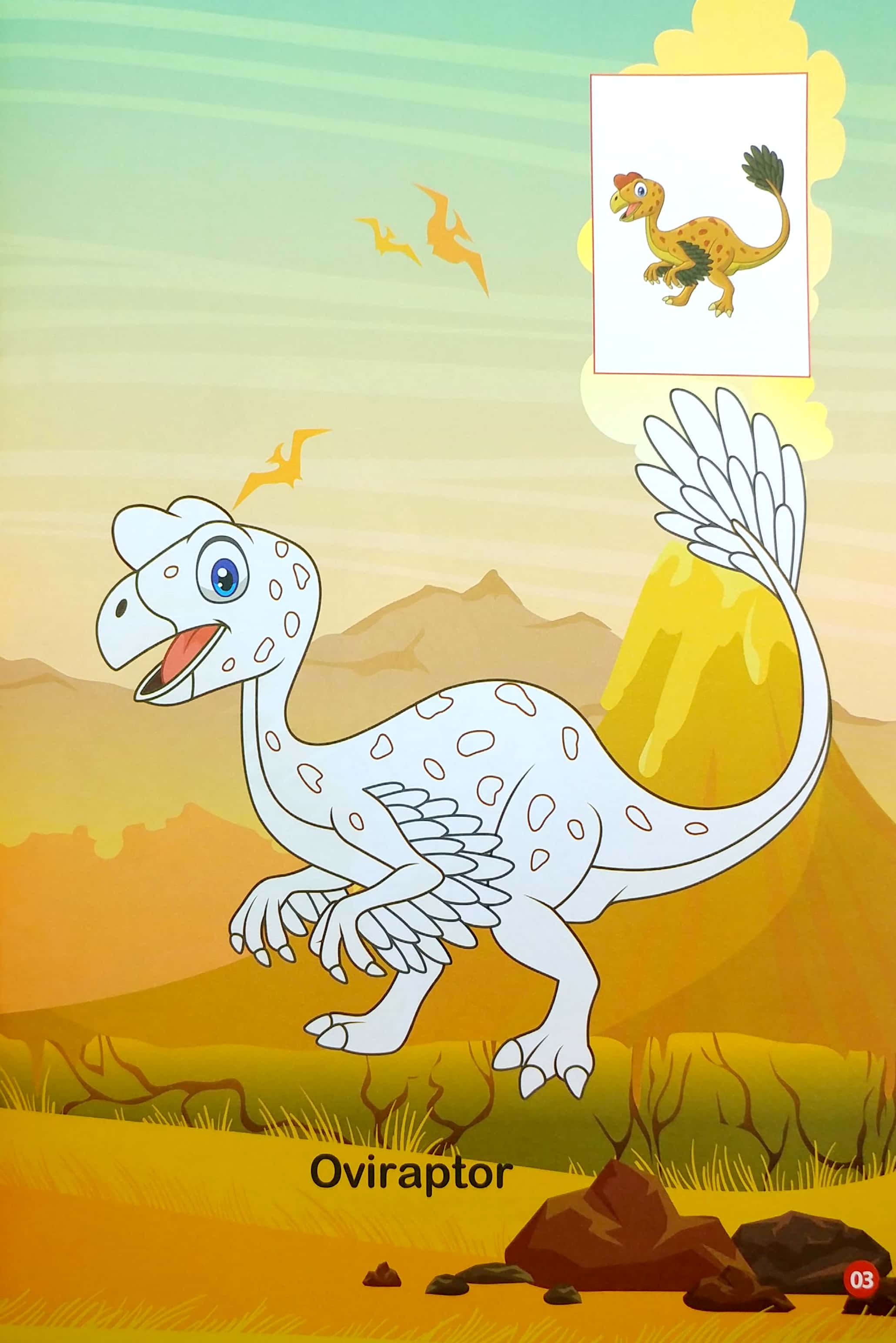 bộ tô màu thế giới khủng long dinosaurs 4 - Ảnh 5