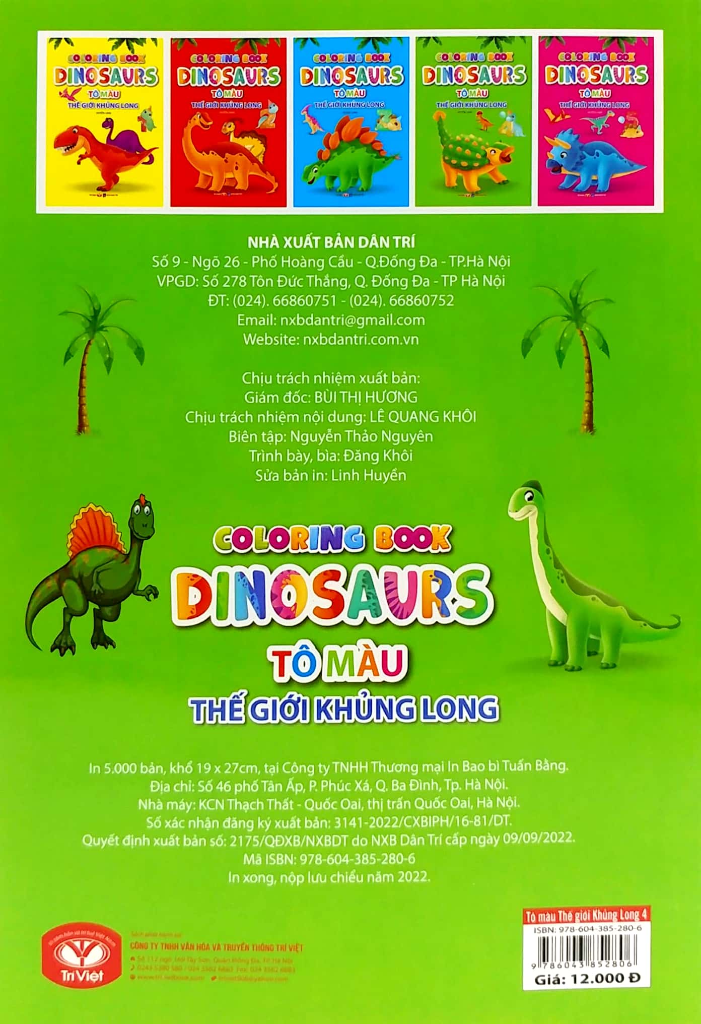 bộ tô màu thế giới khủng long dinosaurs 4 - Ảnh 7