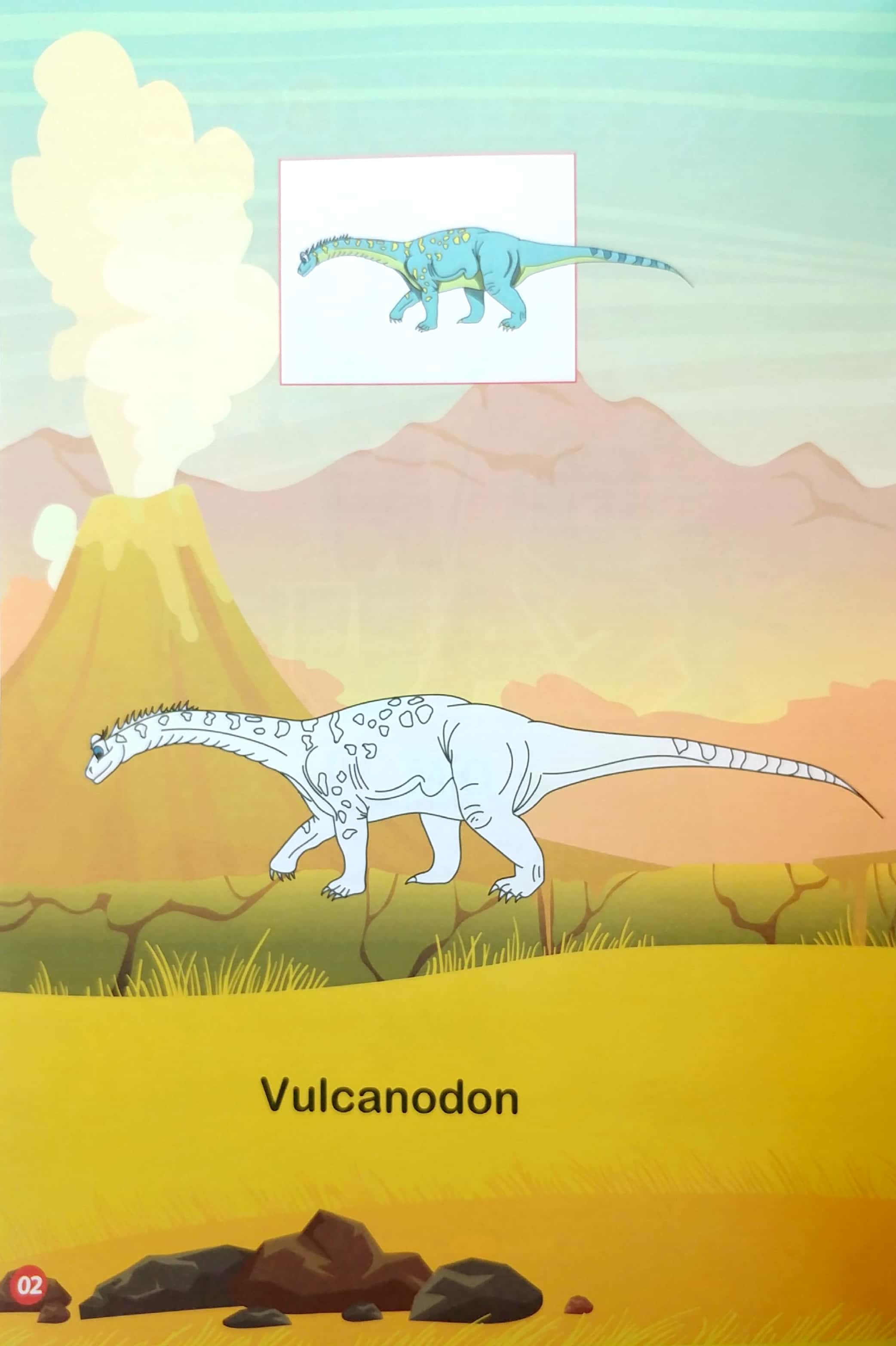 bộ tô màu thế giới khủng long dinosaurs 5 - Ảnh 4