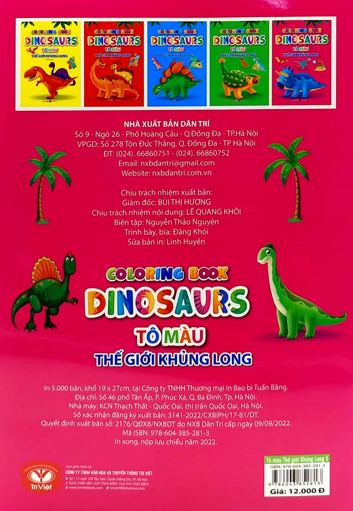 bộ tô màu thế giới khủng long dinosaurs 5 - Ảnh 7