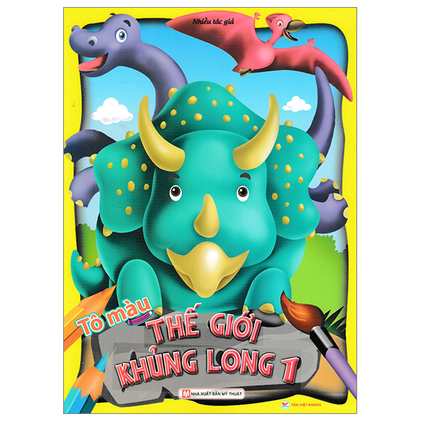 bộ tô màu thế giới khủng long - tập 1