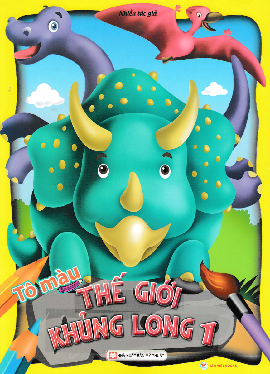 bộ tô màu thế giới khủng long - tập 1 - Ảnh 2