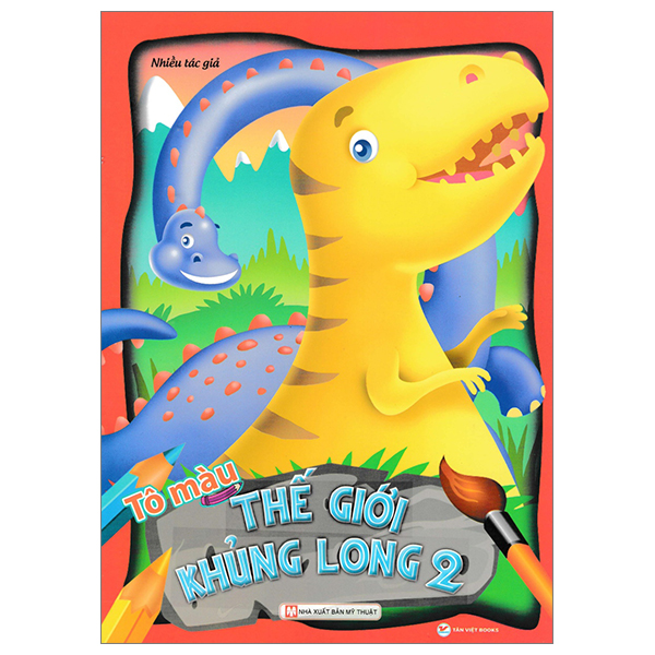 bộ tô màu thế giới khủng long - tập 2