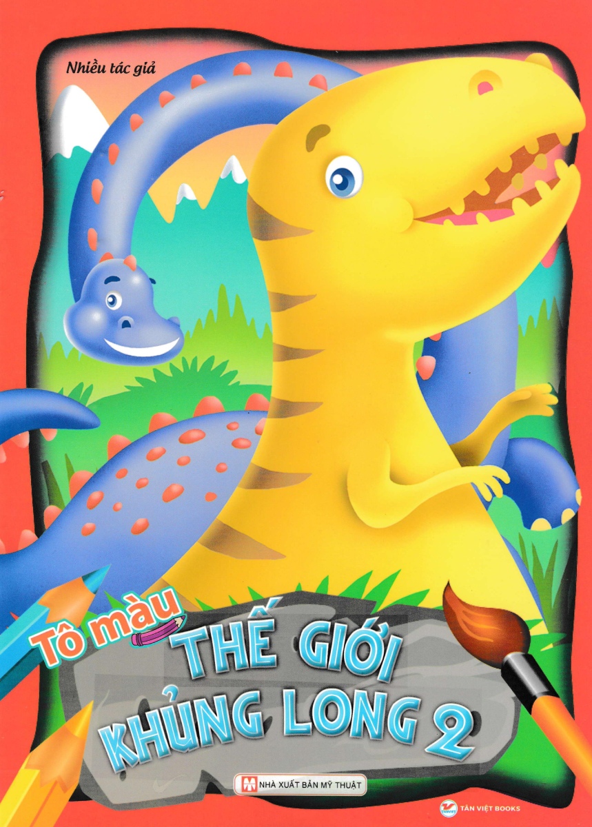 bộ tô màu thế giới khủng long - tập 2 - Ảnh 2