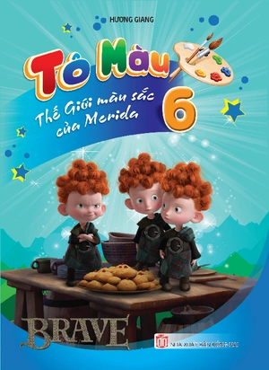bộ tô màu - thế giới màu sắc của merida - tập 6