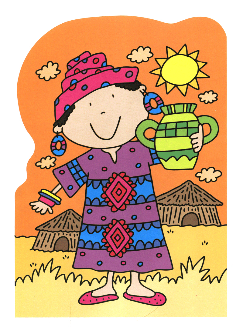 bộ tô màu theo chủ đề - cuộc sống bốn phương - tập 1 - Ảnh 3