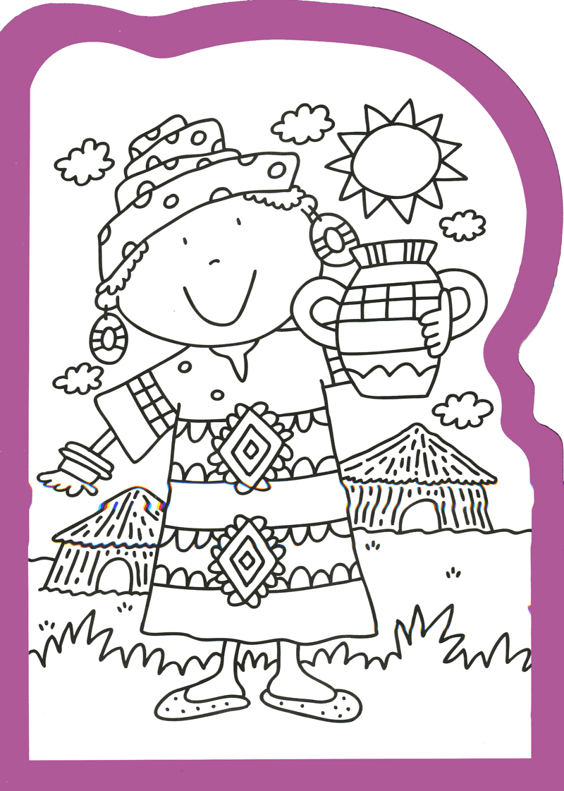 bộ tô màu theo chủ đề - cuộc sống bốn phương - tập 1 - Ảnh 4