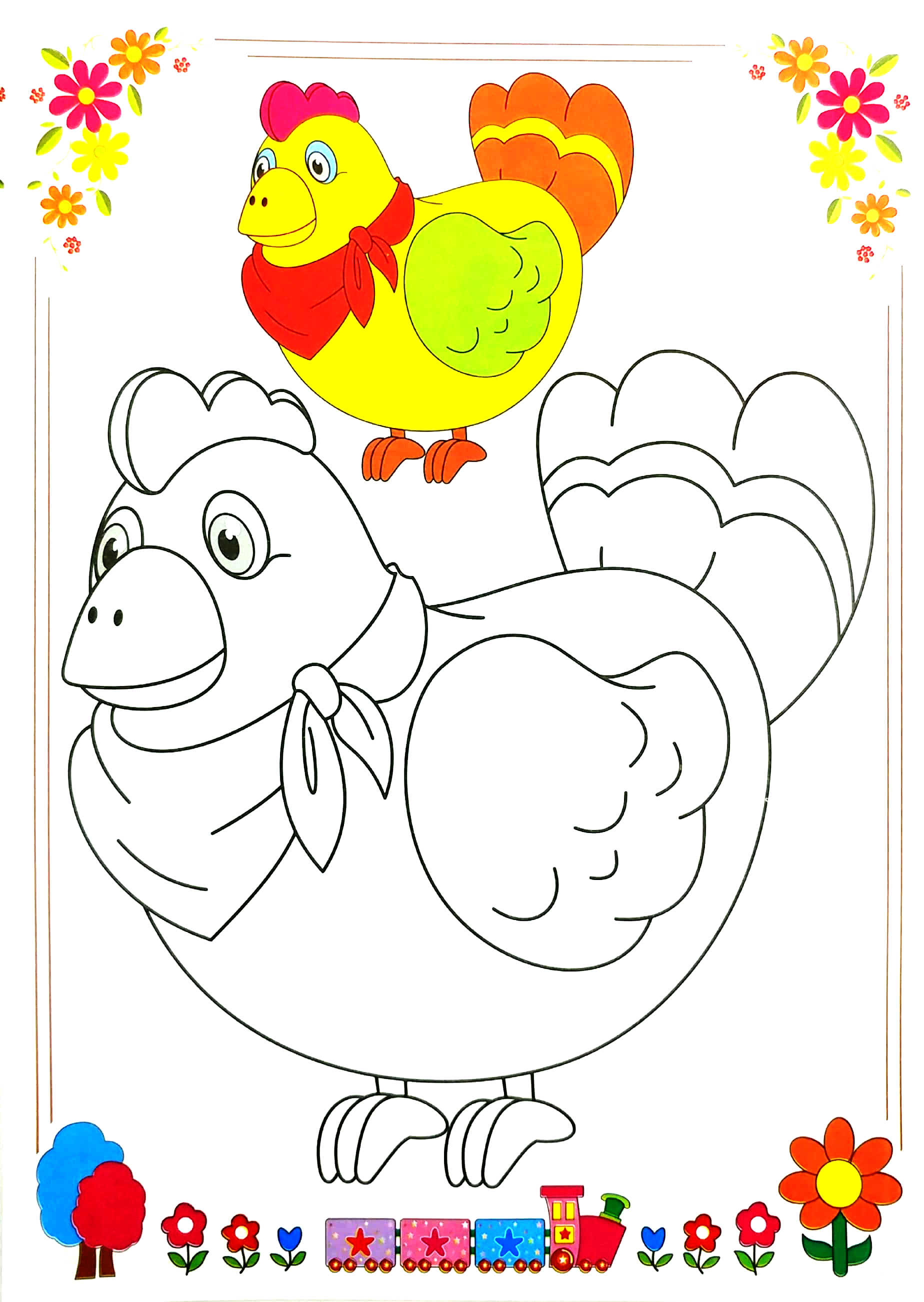 bộ tô màu thú cưng - tập 1 (dành cho bé mẫu giáo) - Ảnh 5