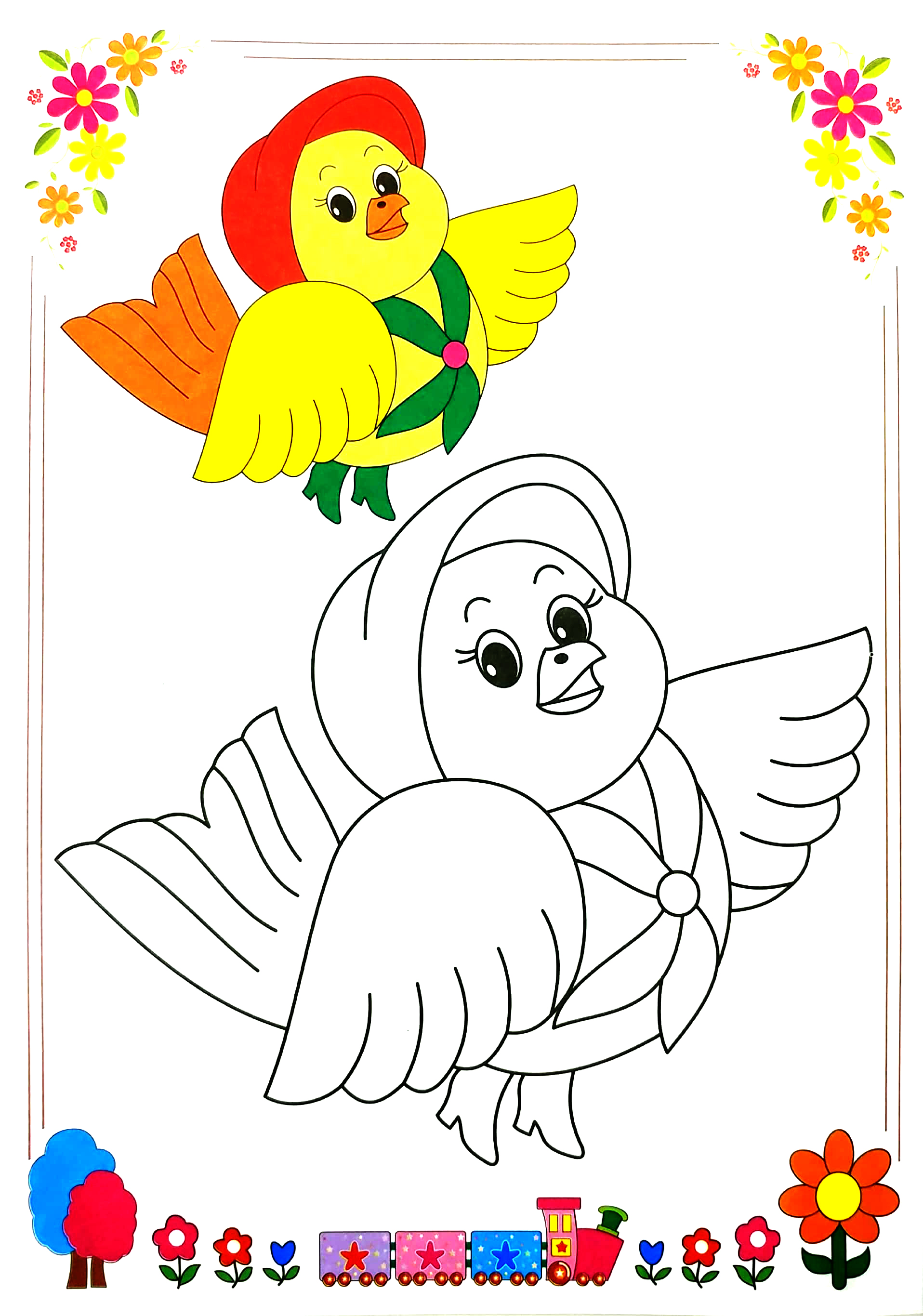 bộ tô màu thú cưng - tập 1 (dành cho bé mẫu giáo) - Ảnh 6