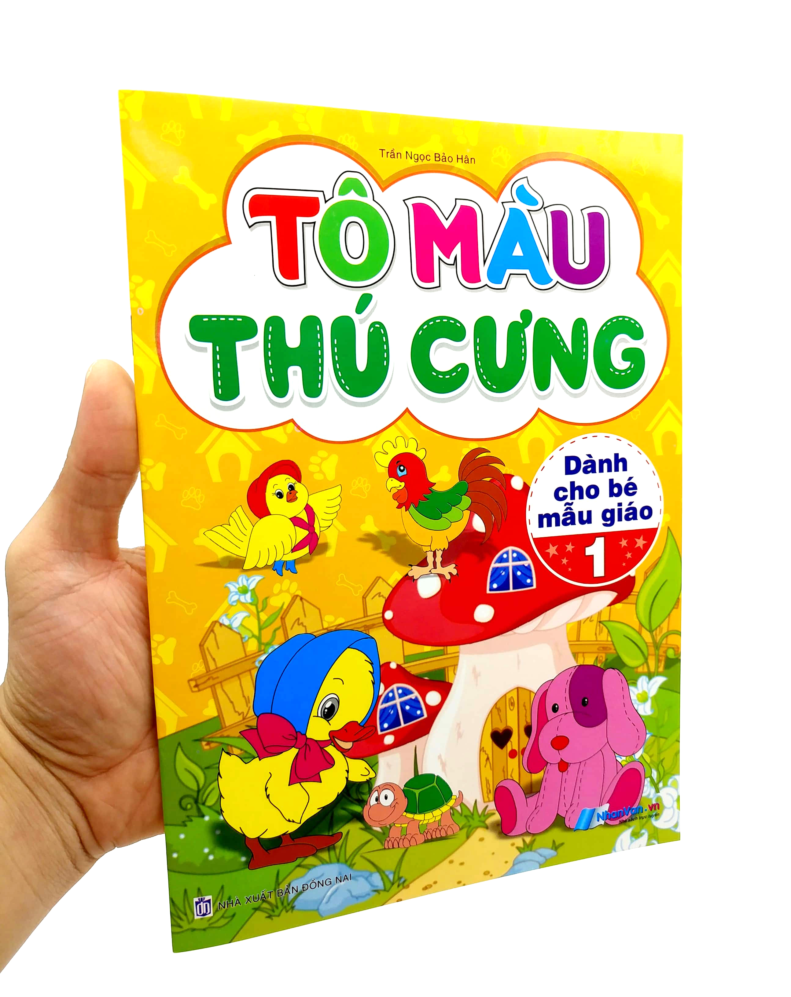 bộ tô màu thú cưng - tập 1 (dành cho bé mẫu giáo) - Ảnh 8