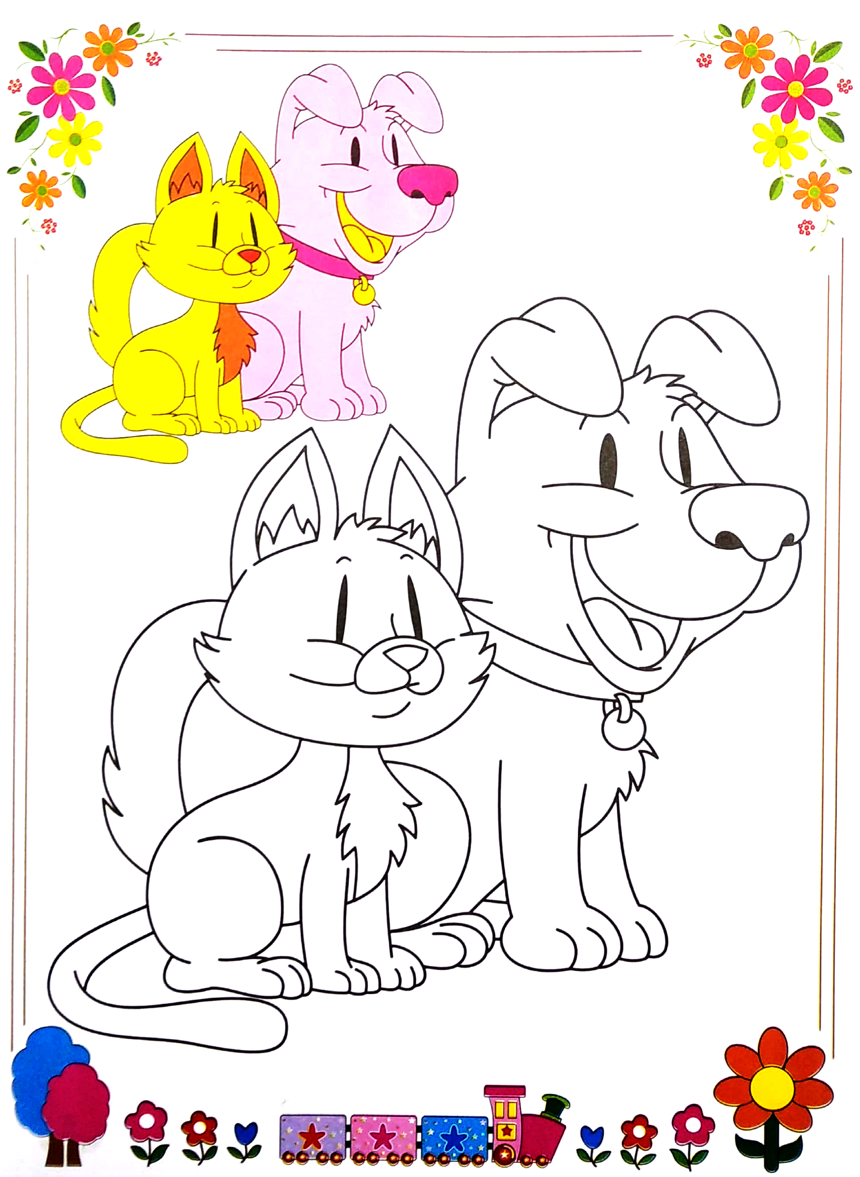 bộ tô màu thú cưng - tập 3 (dành cho bé mẫu giáo) - Ảnh 4