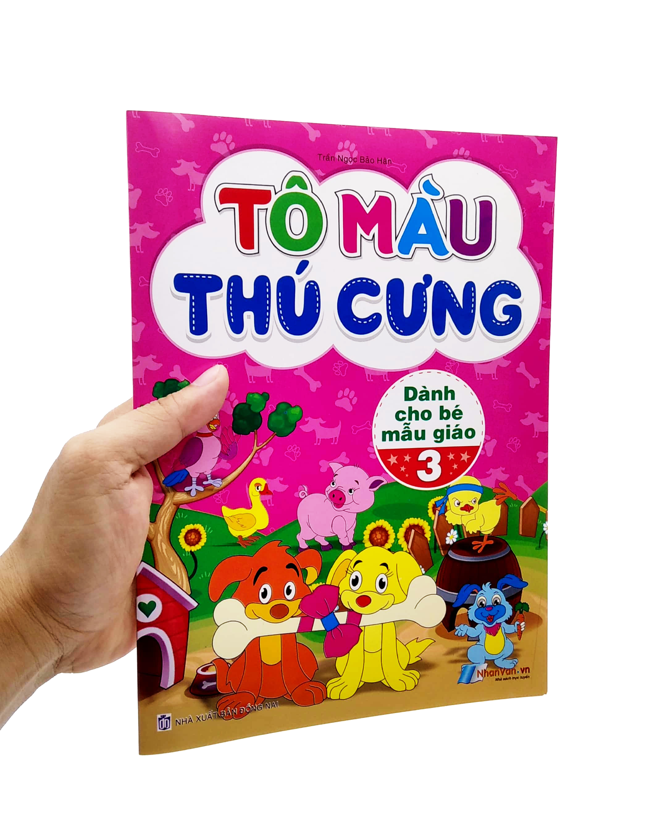 bộ tô màu thú cưng - tập 3 (dành cho bé mẫu giáo) - Ảnh 7