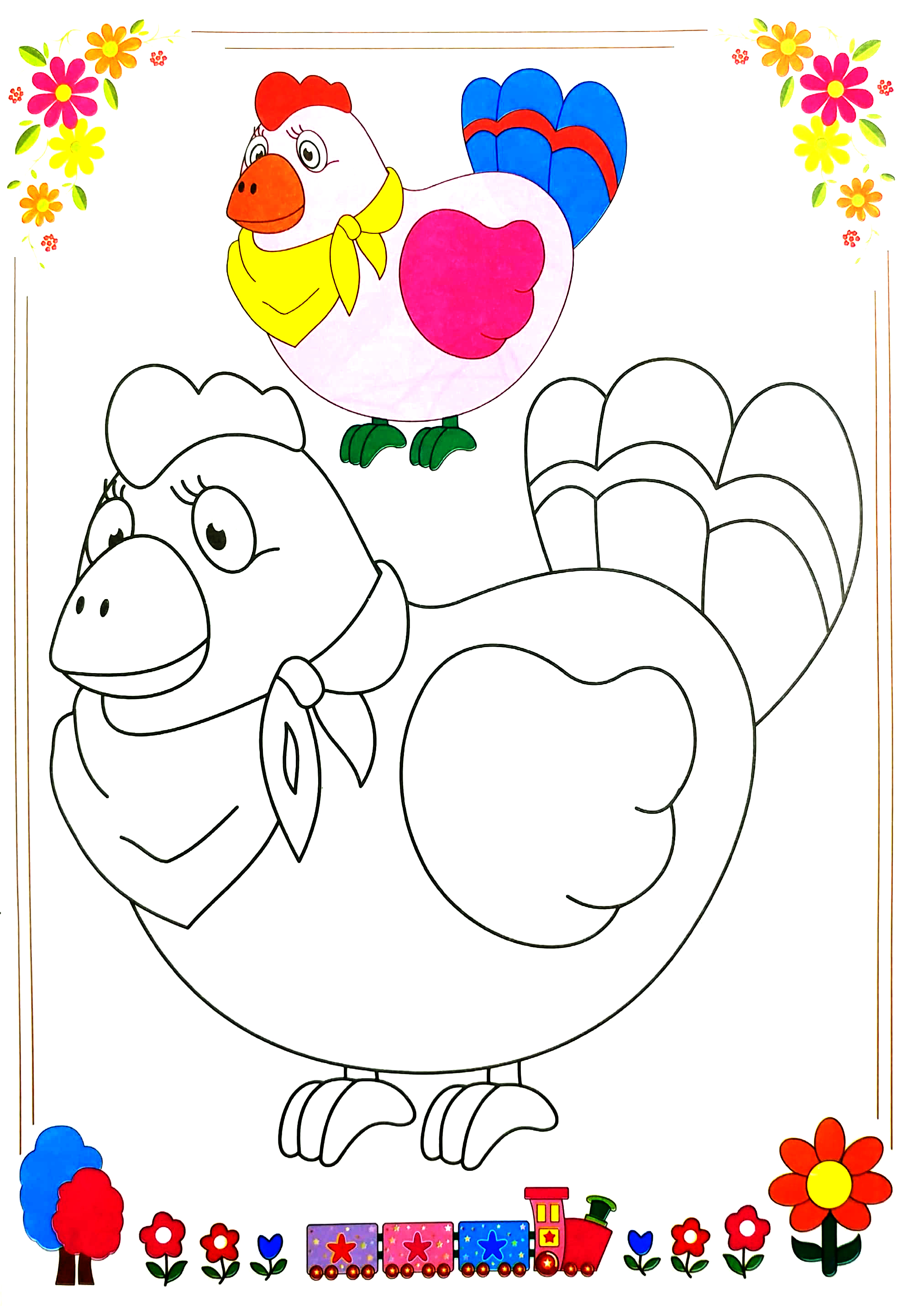 bộ tô màu thú cưng - tập 4 (dành cho bé mẫu giáo) - Ảnh 3