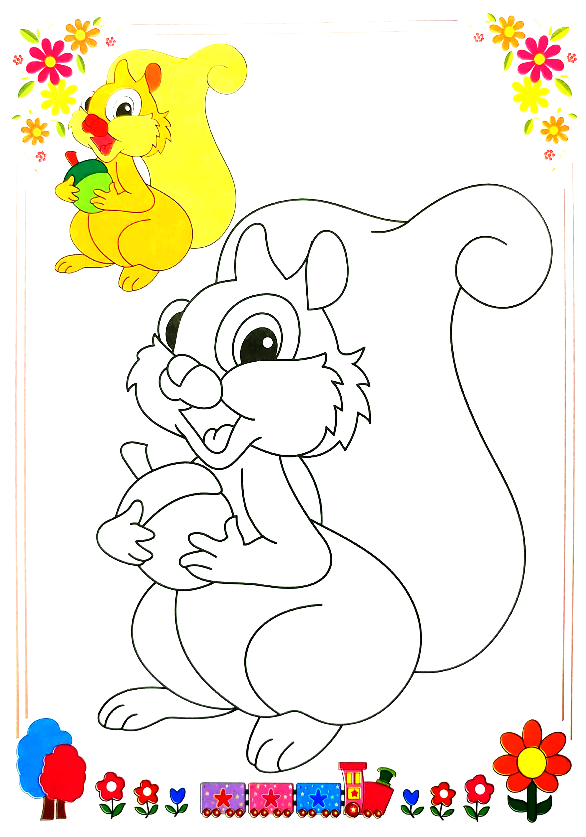 bộ tô màu thú cưng - tập 4 (dành cho bé mẫu giáo) - Ảnh 6