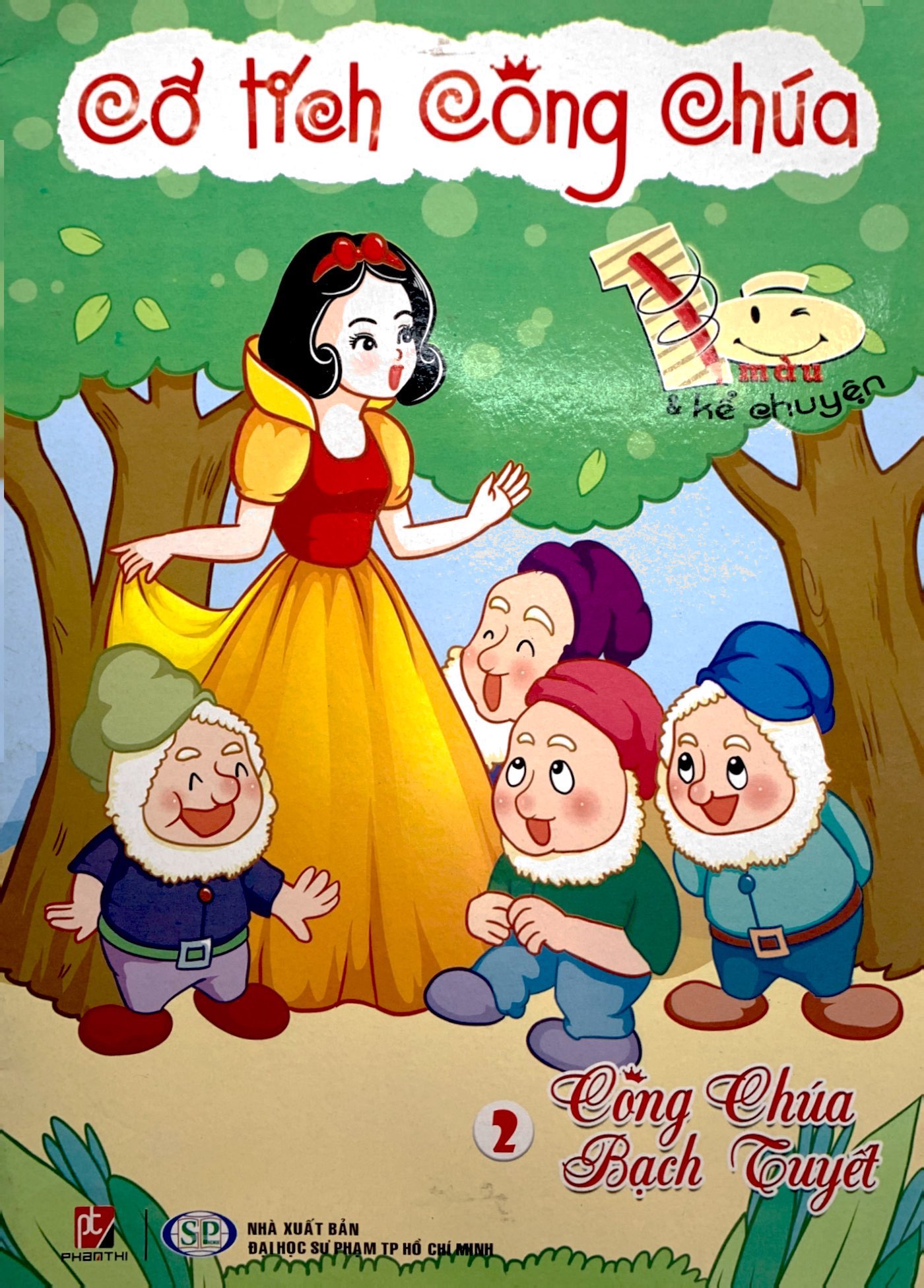 bộ tô màu và kế chuyện - cổ tích công chúa - tập 2 - công chúa bạch tuyết - Ảnh 3