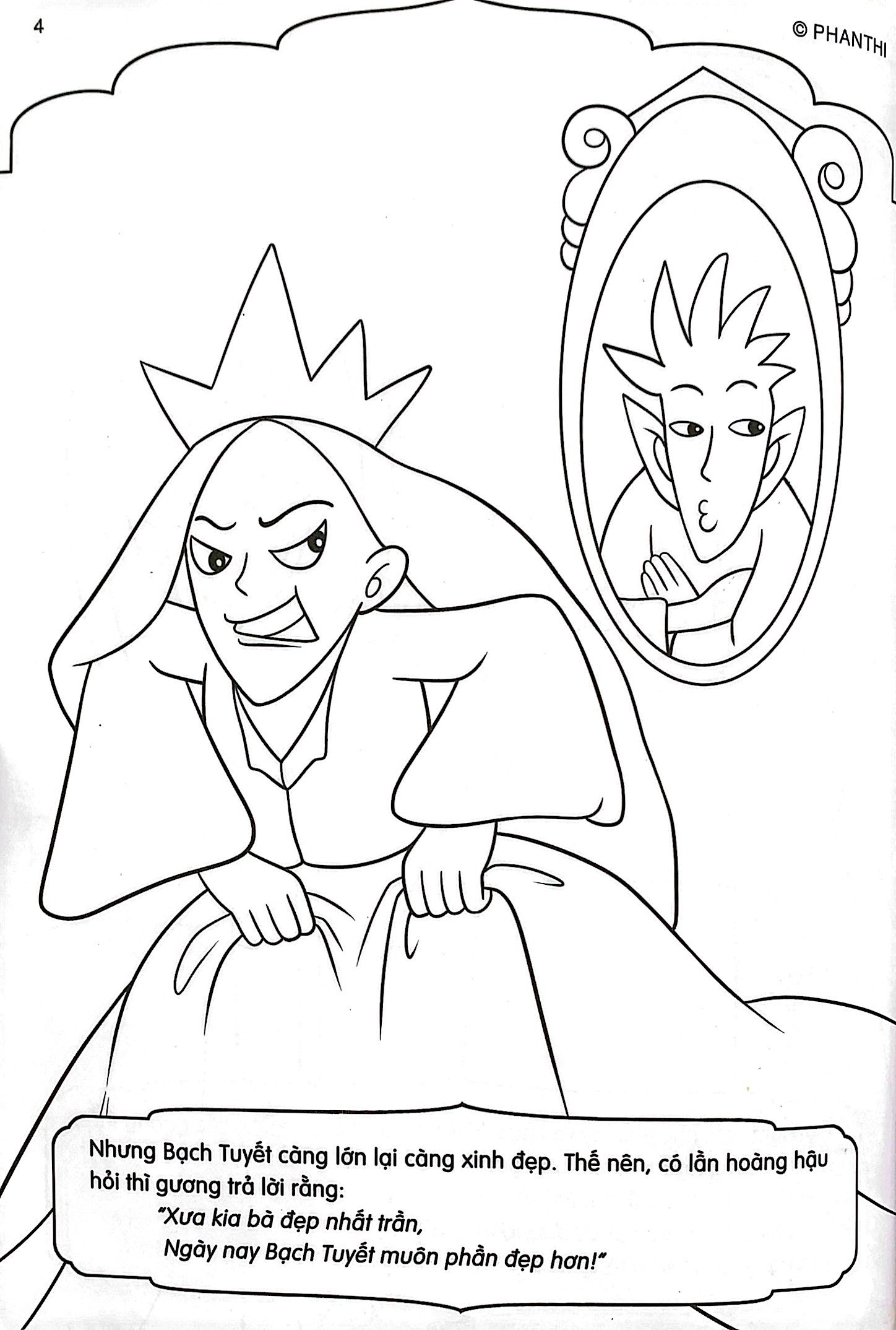 bộ tô màu và kế chuyện - cổ tích công chúa - tập 2 - công chúa bạch tuyết - Ảnh 7