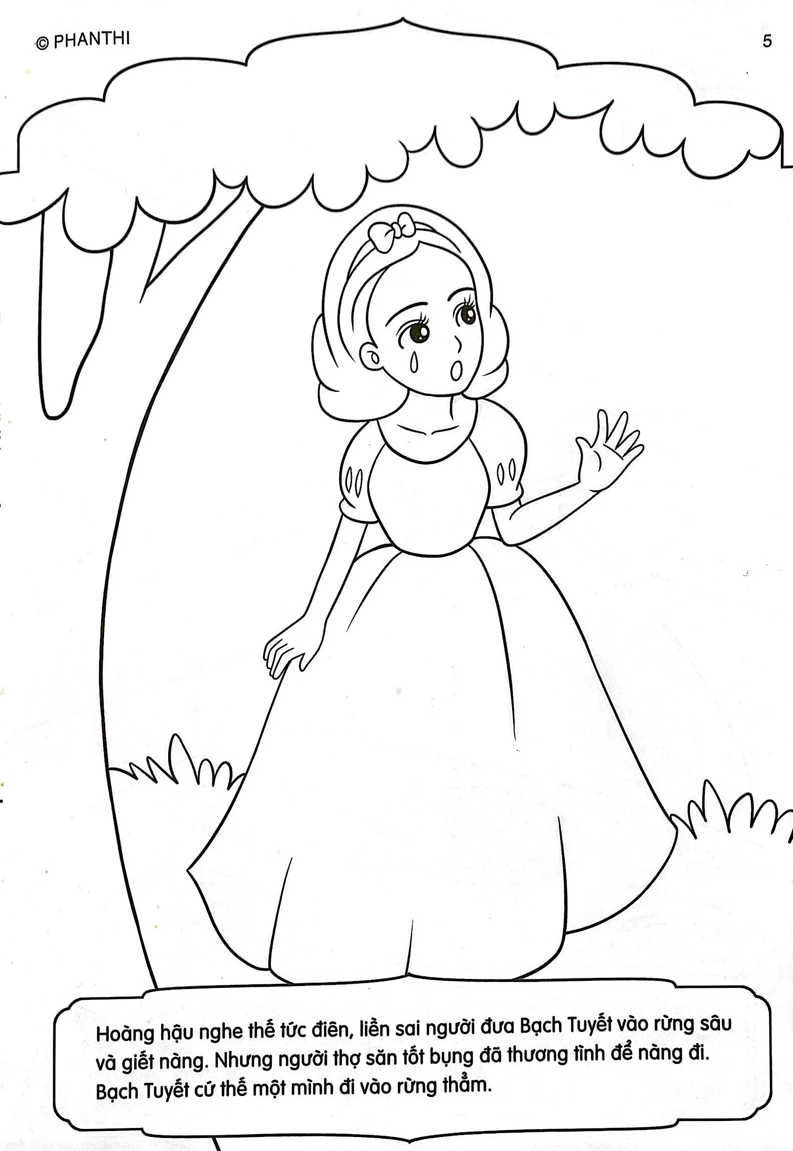 bộ tô màu và kế chuyện - cổ tích công chúa - tập 2 - công chúa bạch tuyết - Ảnh 8