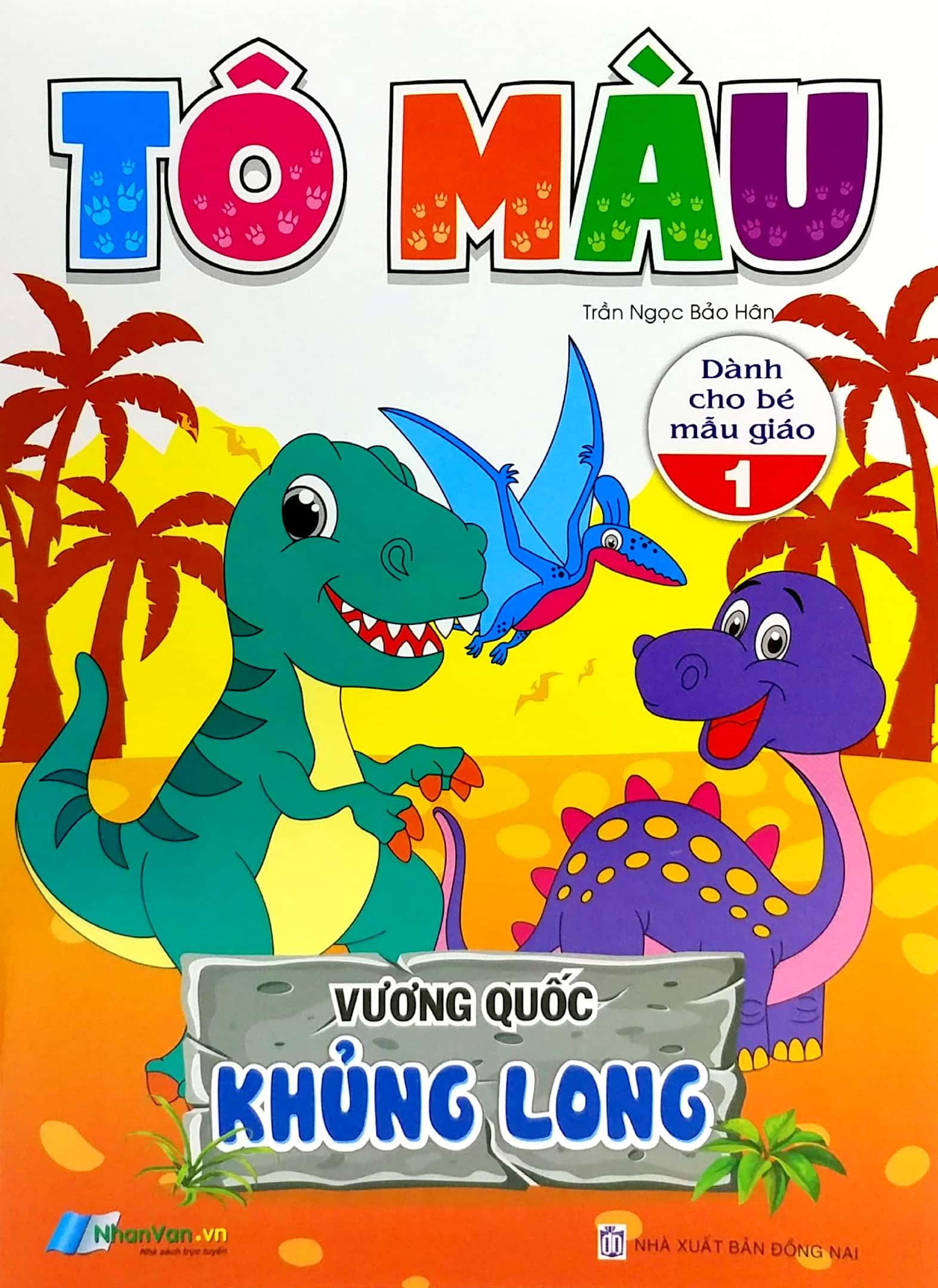 bộ tô màu - vương quốc khủng long - tập 1 (dành cho bé mẫu giáo) - Ảnh 2