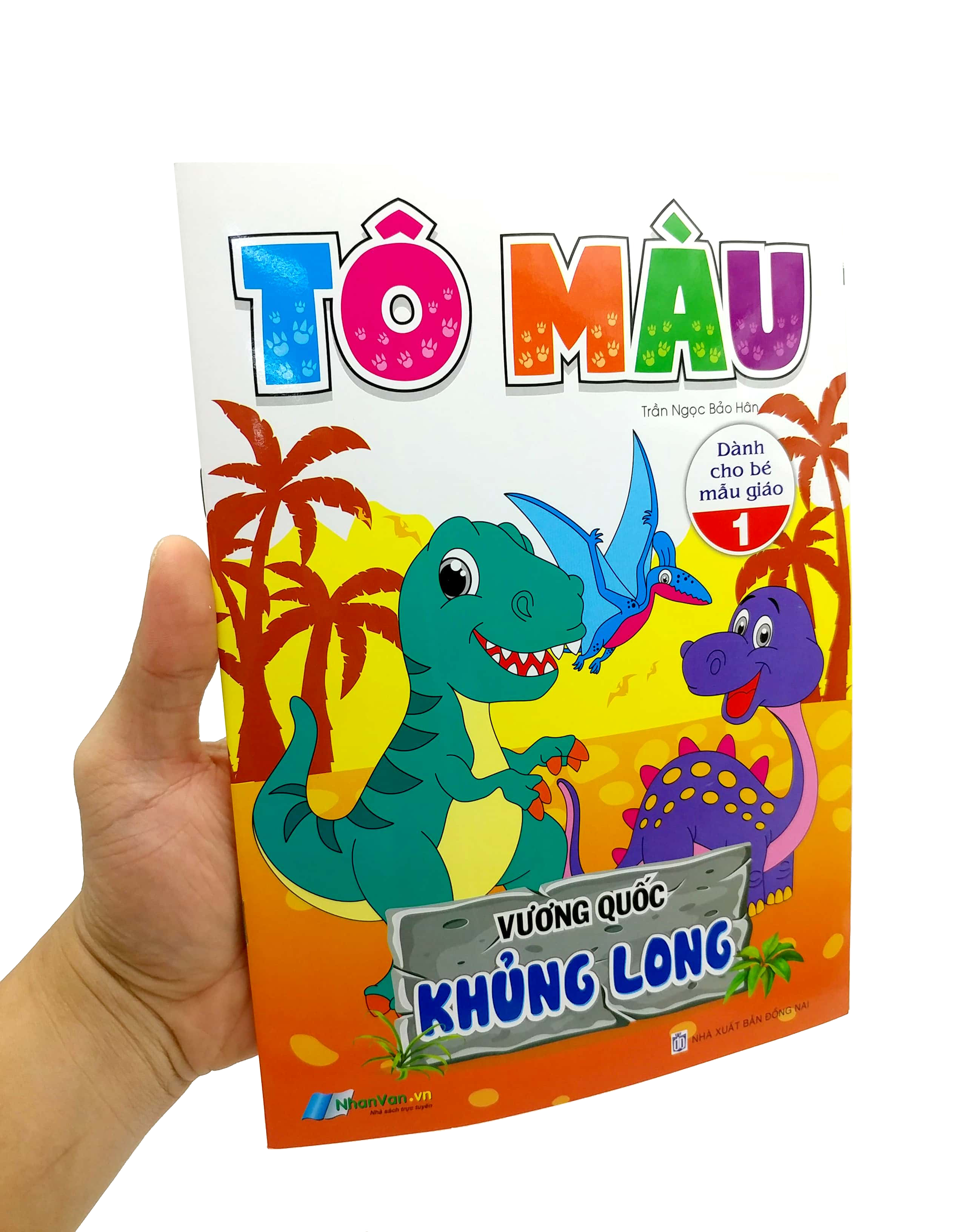 bộ tô màu - vương quốc khủng long - tập 1 (dành cho bé mẫu giáo) - Ảnh 8