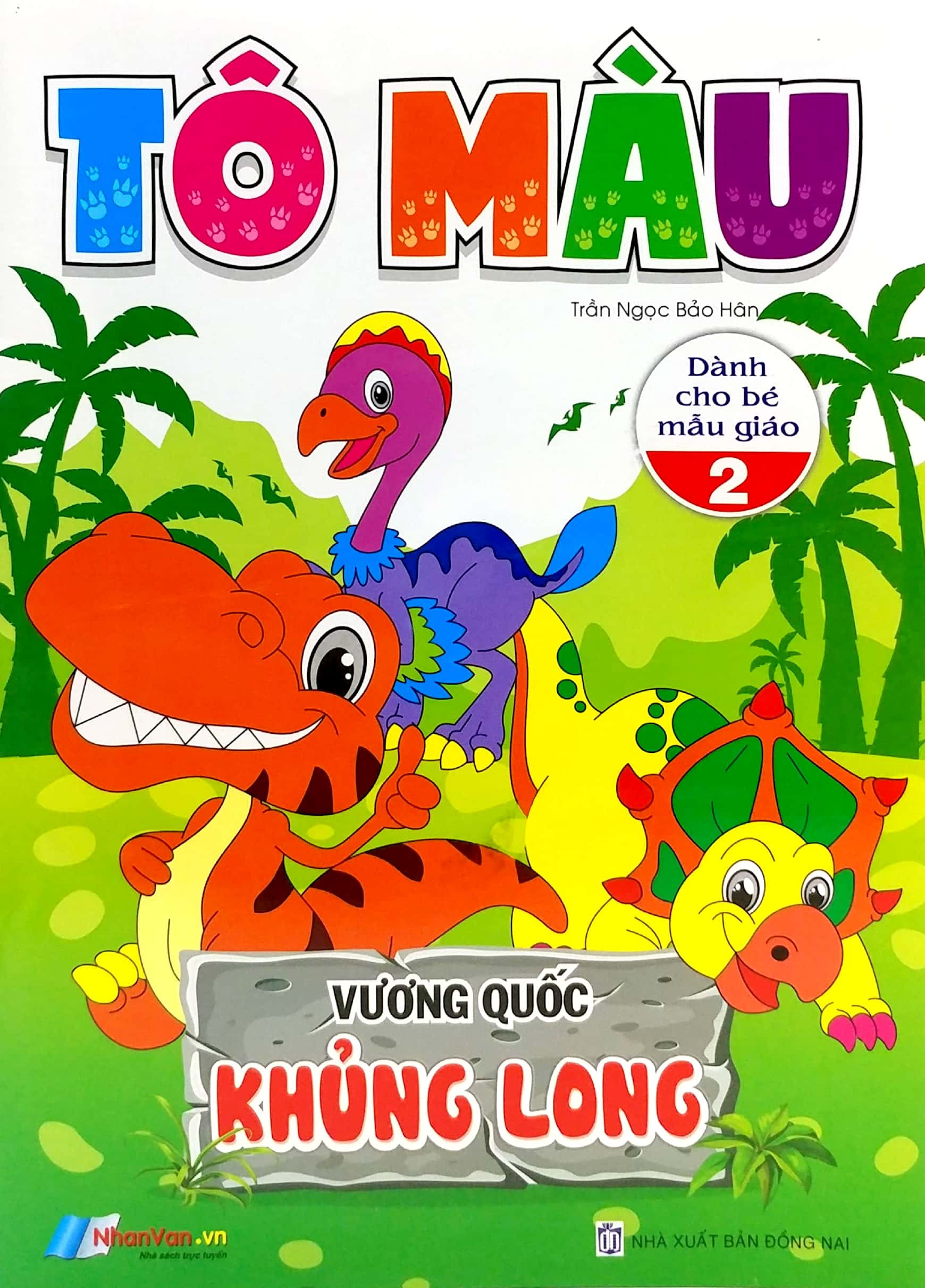 bộ tô màu - vương quốc khủng long - tập 2 (dành cho bé mẫu giáo) - Ảnh 2