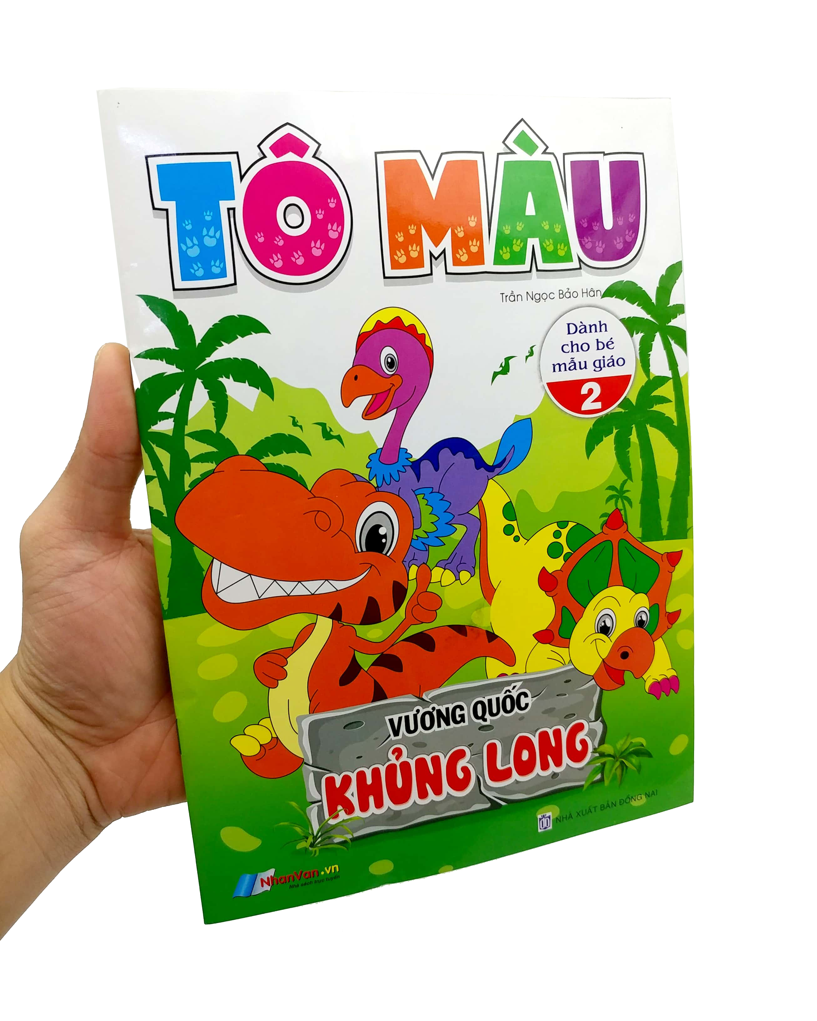 bộ tô màu - vương quốc khủng long - tập 2 (dành cho bé mẫu giáo) - Ảnh 8
