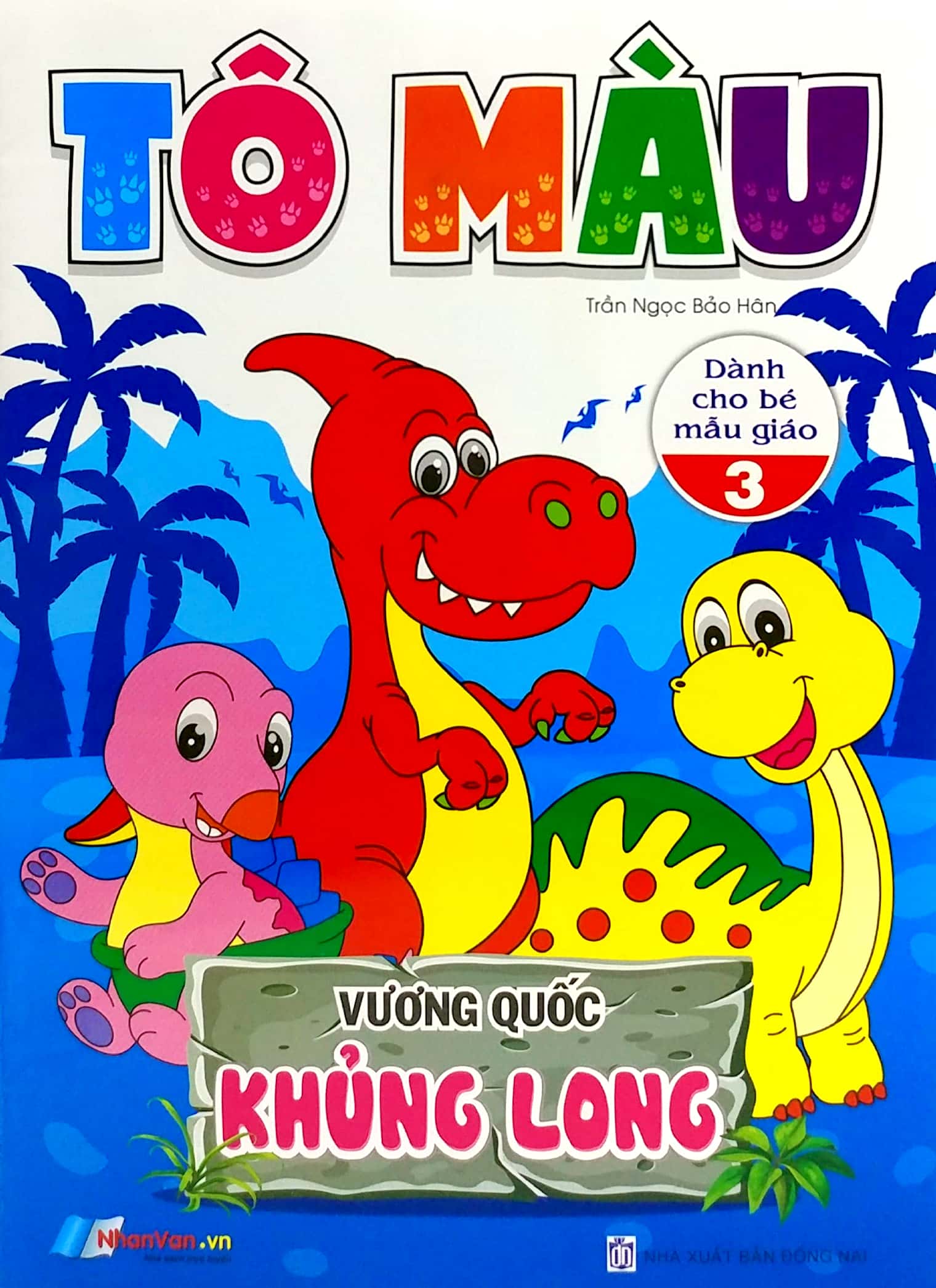 bộ tô màu - vương quốc khủng long - tập 3 (dành cho bé mẫu giáo) - Ảnh 2