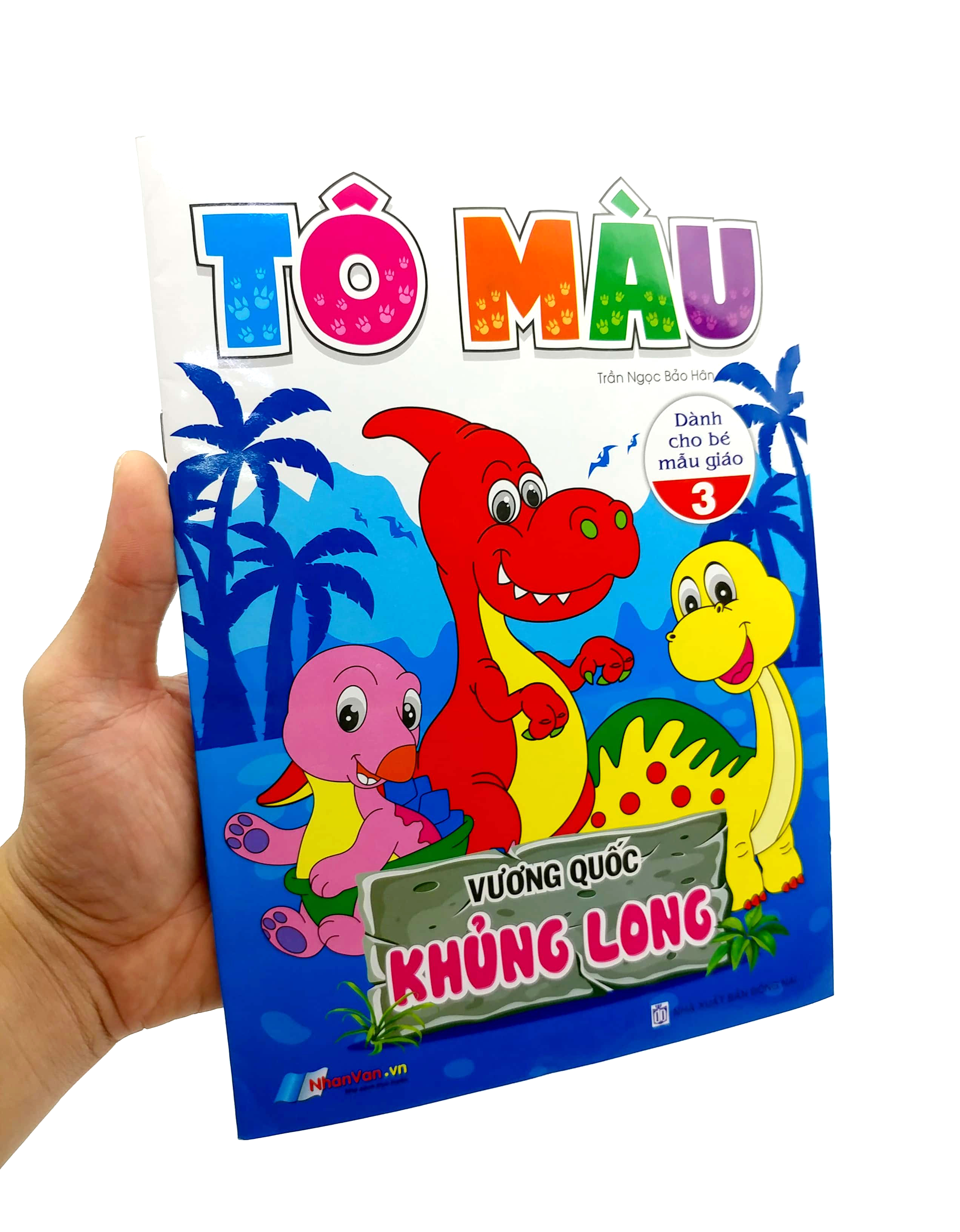 bộ tô màu - vương quốc khủng long - tập 3 (dành cho bé mẫu giáo) - Ảnh 8
