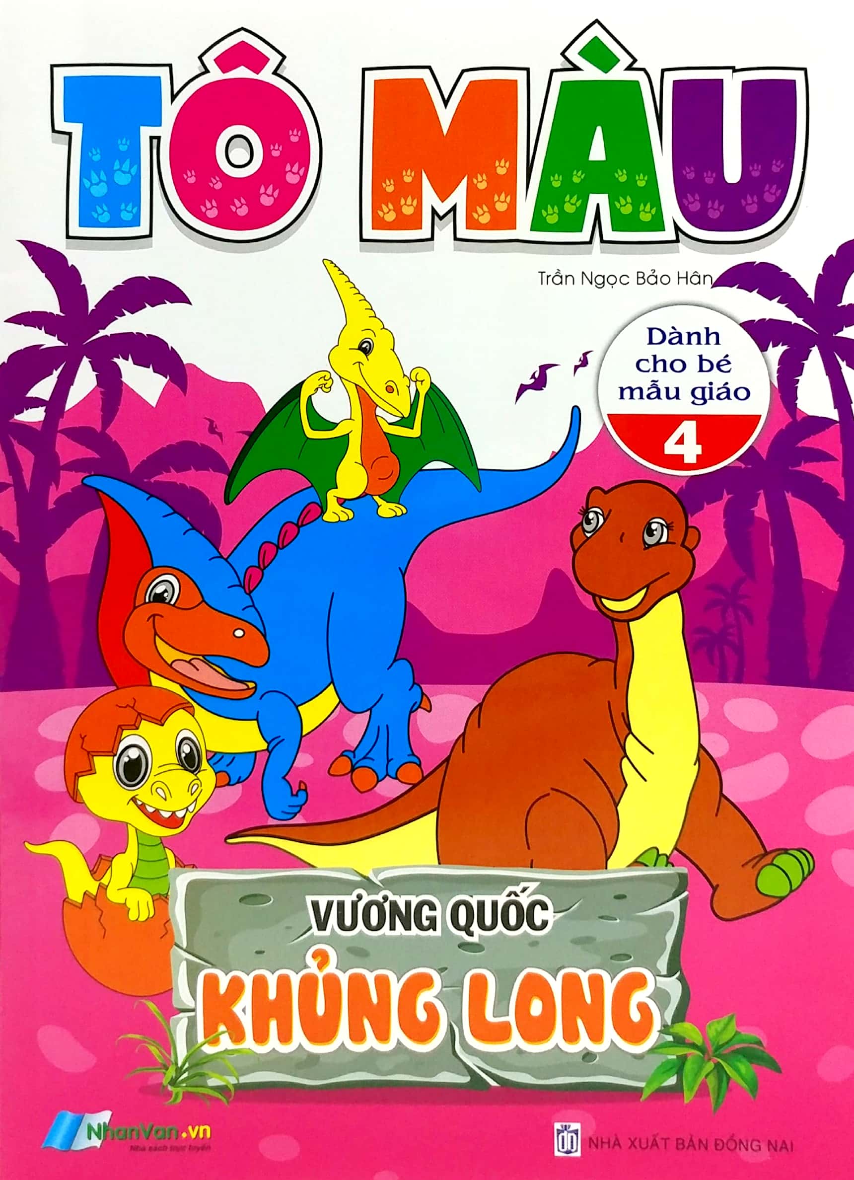 bộ tô màu - vương quốc khủng long - tập 4 (dành cho bé mẫu giáo) - Ảnh 2