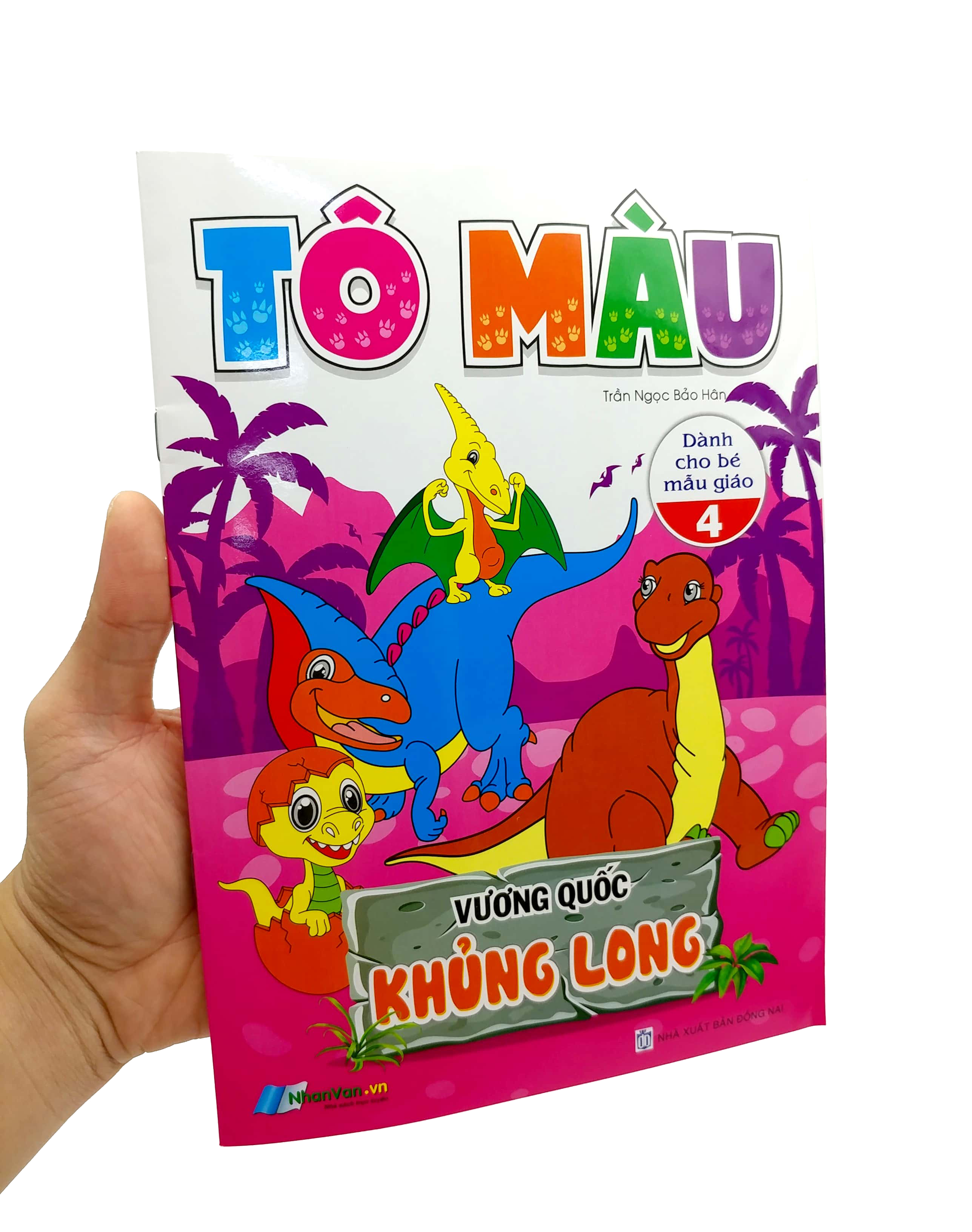 bộ tô màu - vương quốc khủng long - tập 4 (dành cho bé mẫu giáo) - Ảnh 8