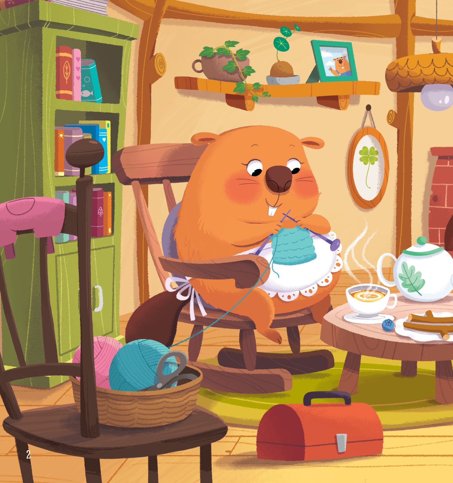 bố tớ tuyệt vời nhất - ngôi nhà ấm áp của hải ly bố - Ảnh 3