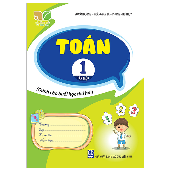 Bộ Toán 1 - Tập 1 (Kết Nối) (Dành Cho Buổi Học Thứ Hai)