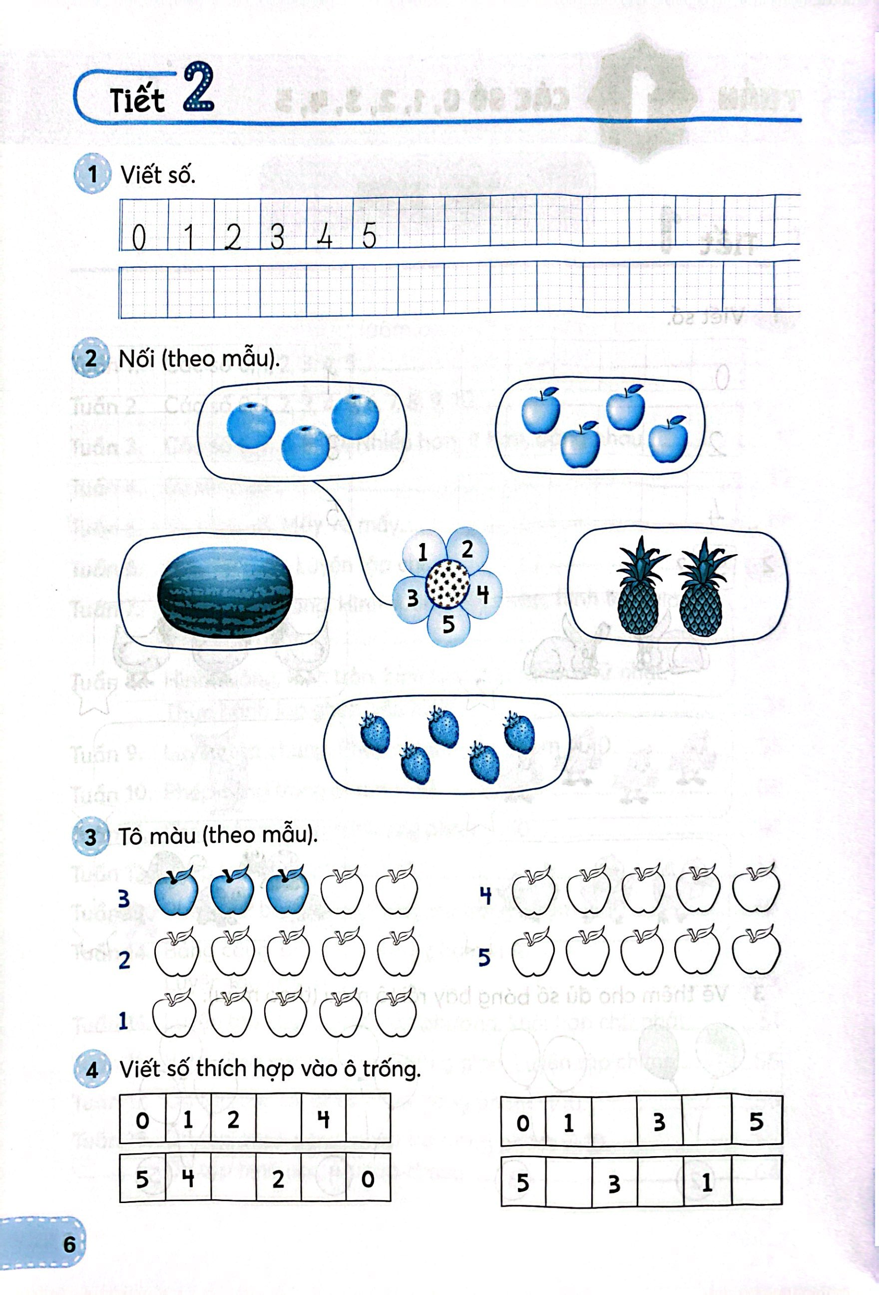 Bộ Toán 1 - Tập 1 (Kết Nối) (Dành Cho Buổi Học Thứ Hai) - Ảnh 6