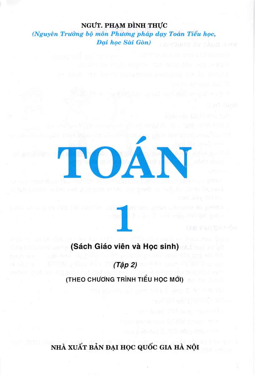 bộ toán 1 tập 2 - sách giáo viên và học sinh (theo chương trình tiểu học mới) - Ảnh 3