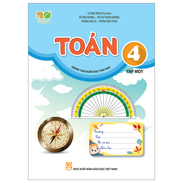 Bộ Toán 4 - Tập 1 (Kết Nối) (Dành Cho Buổi Học Thứ Hai)