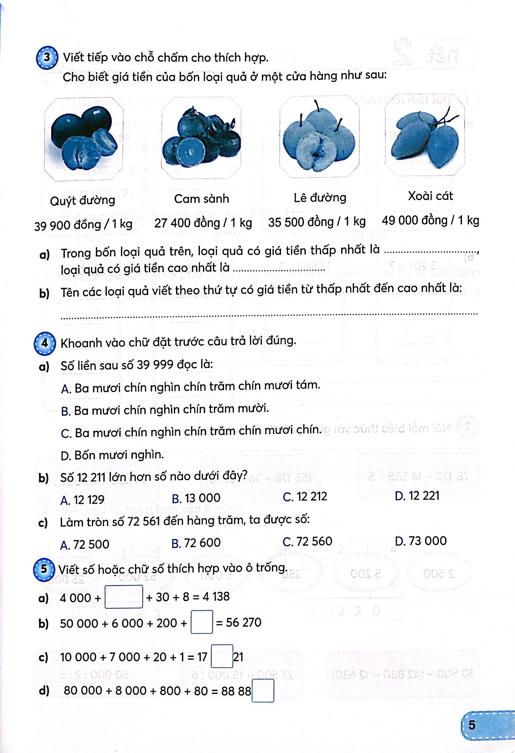 Bộ Toán 4 - Tập 1 (Kết Nối) (Dành Cho Buổi Học Thứ Hai) - Ảnh 6