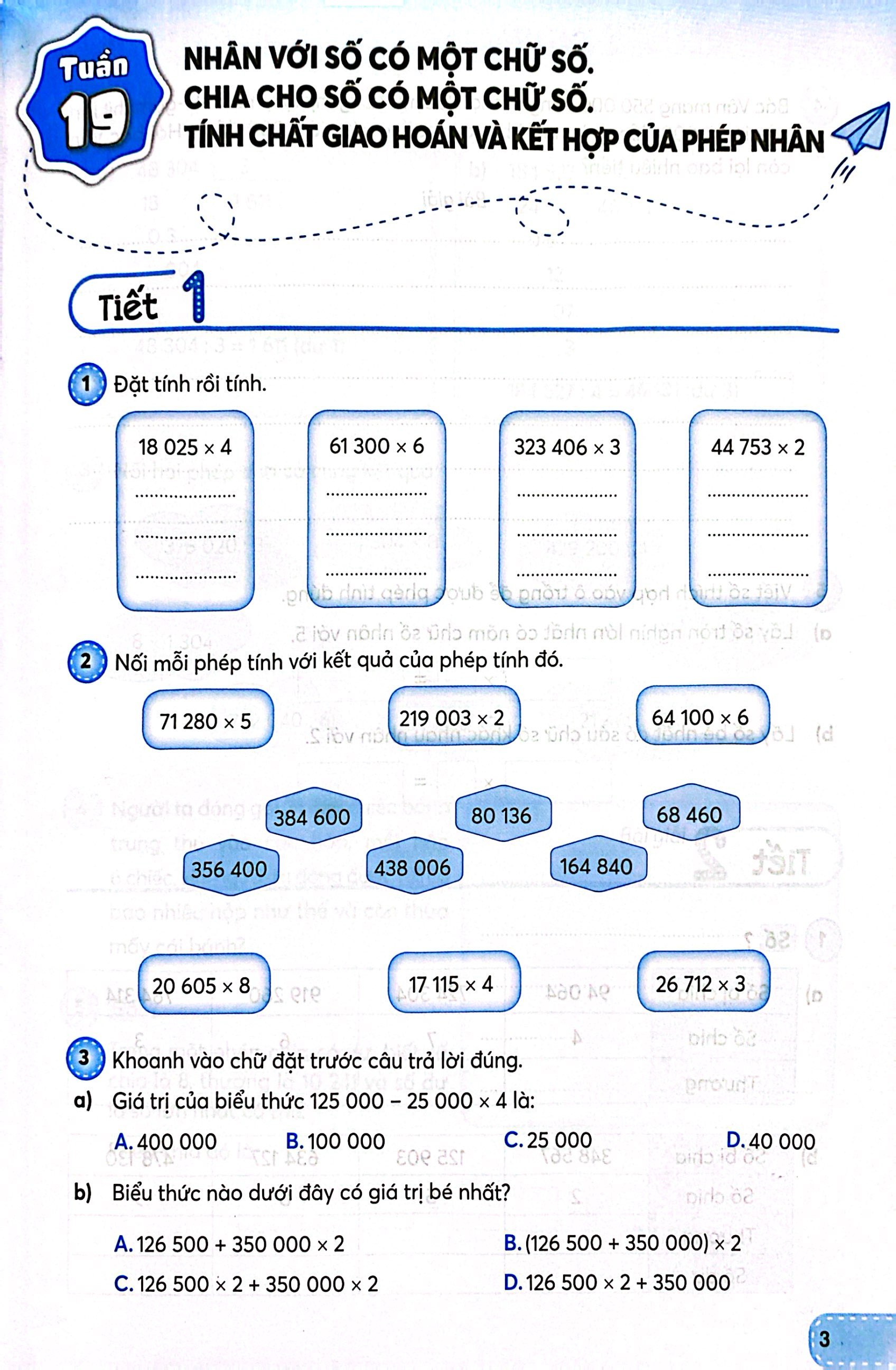Bộ Toán 4 - Tập 2 (Kết Nối) (Dành Cho Buổi Học Thứ Hai) - Ảnh 4