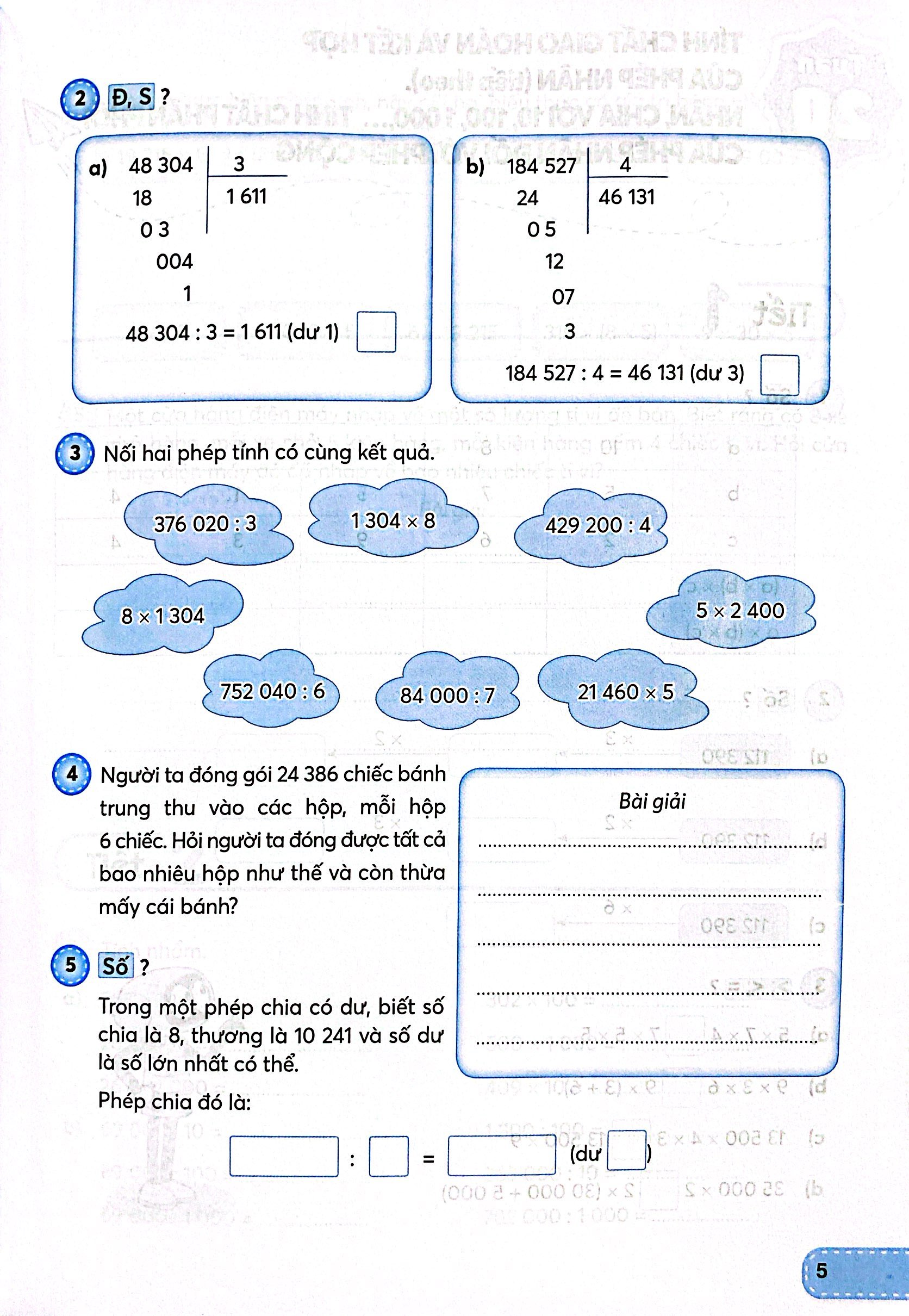 Bộ Toán 4 - Tập 2 (Kết Nối) (Dành Cho Buổi Học Thứ Hai) - Ảnh 6