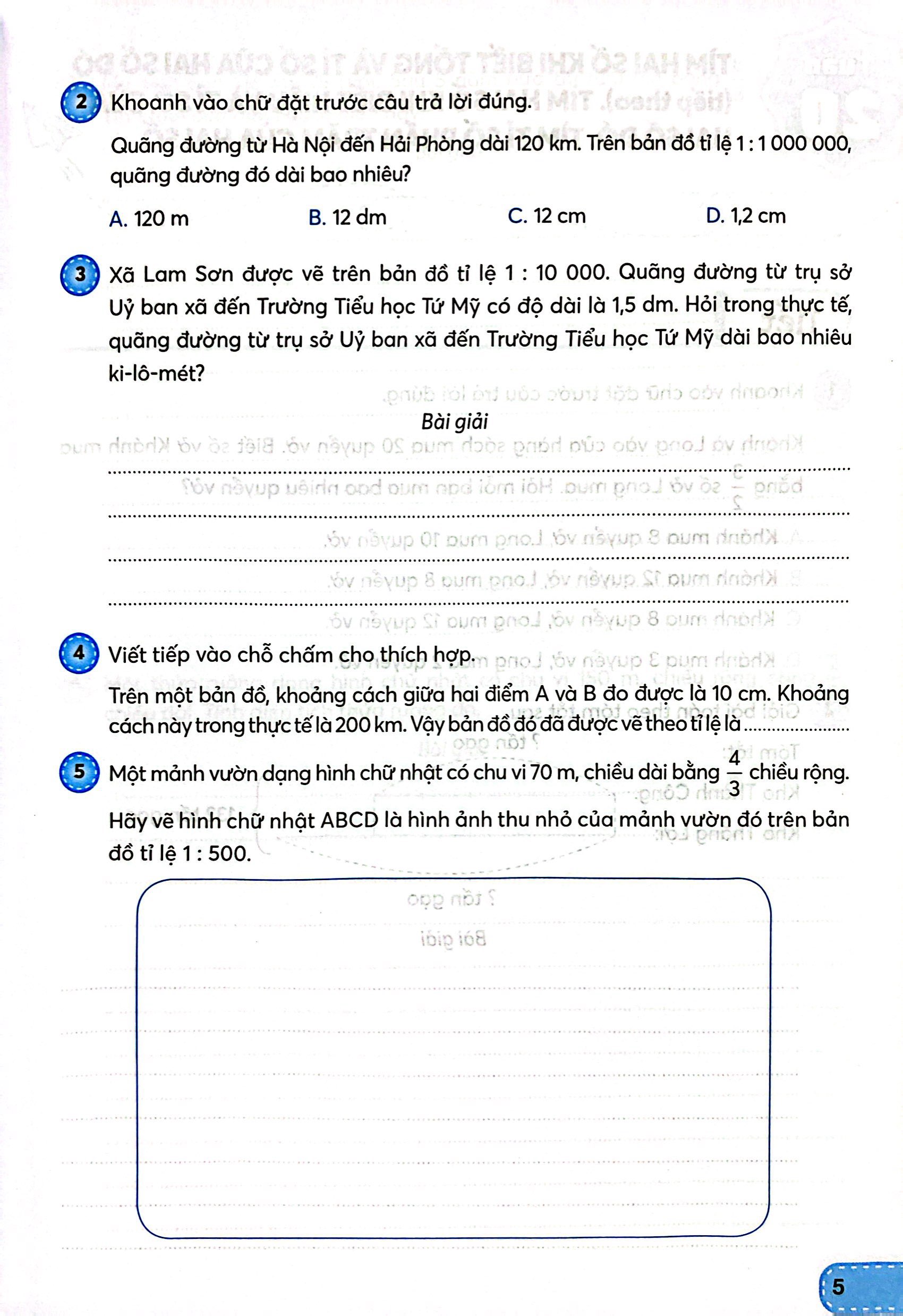 Bộ Toán 5 - Tập 2 (Kết Nối) (Dành Cho Buổi Học Thứ Hai) - Ảnh 6