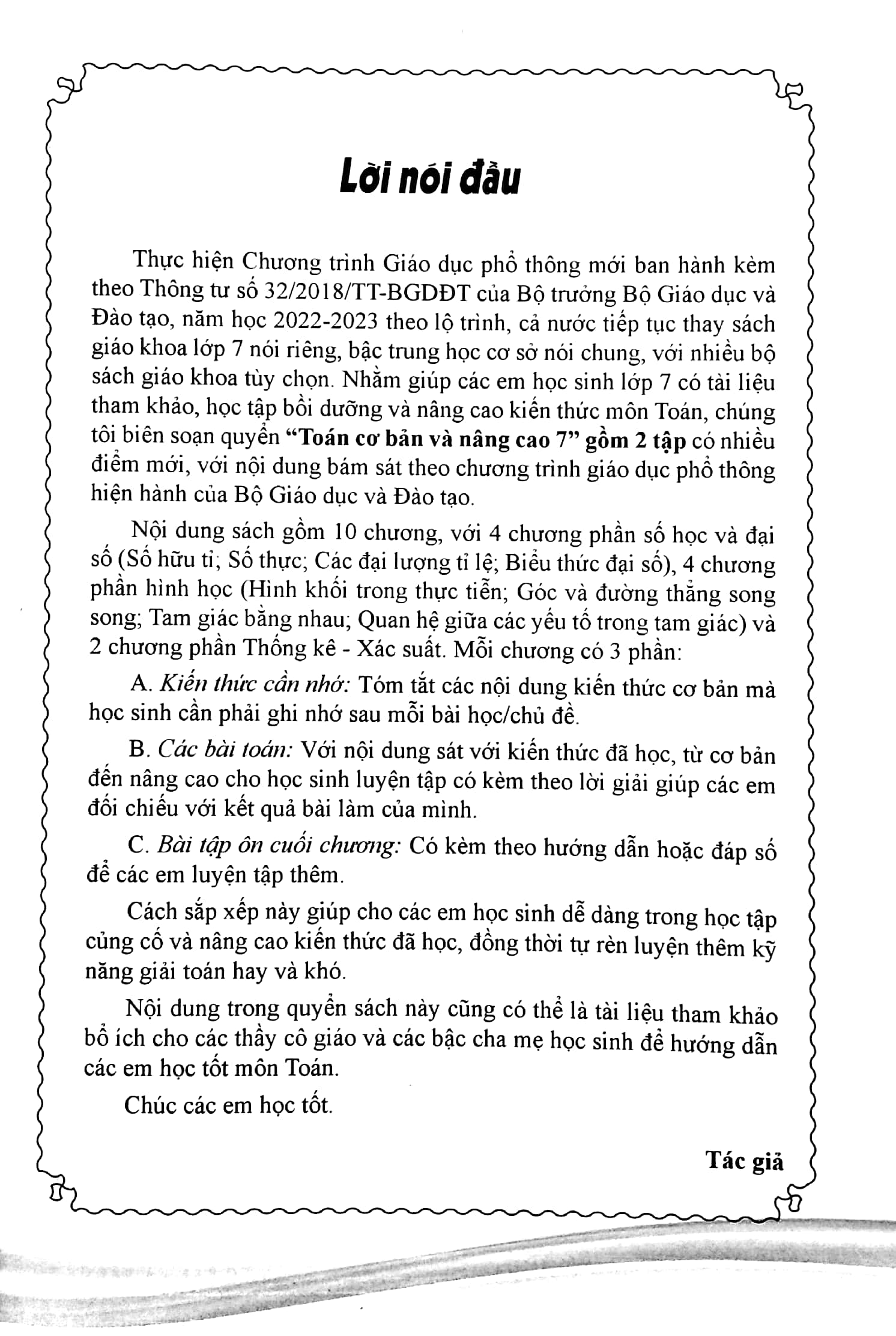 bộ toán cơ bản và nâng cao 7 - tập 1 (theo chương trình gdpt mới - dùng chung cho 3 bộ sách) - Ảnh 5