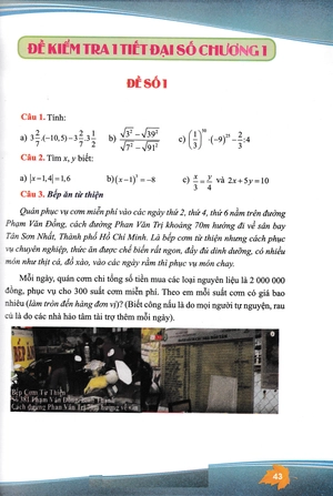 bộ toán lớp 7 và các bài toán thực tế - tập 1 - Ảnh 7
