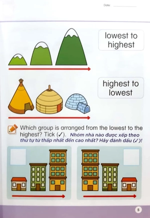 bộ toán song ngữ tiền tiểu học 2 - coursebook - Ảnh 6