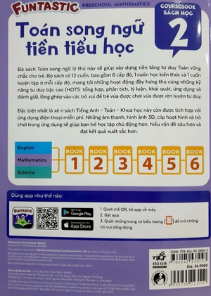 bộ toán song ngữ tiền tiểu học 2 - coursebook - Ảnh 7