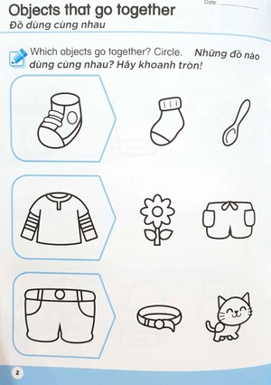 bộ toán song ngữ tiền tiểu học 3 - activity book - Ảnh 5