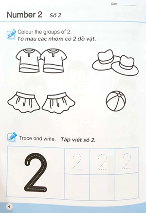 bộ toán song ngữ tiền tiểu học 3 - activity book - Ảnh 6