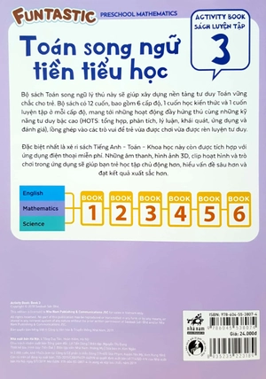 bộ toán song ngữ tiền tiểu học 3 - activity book - Ảnh 8
